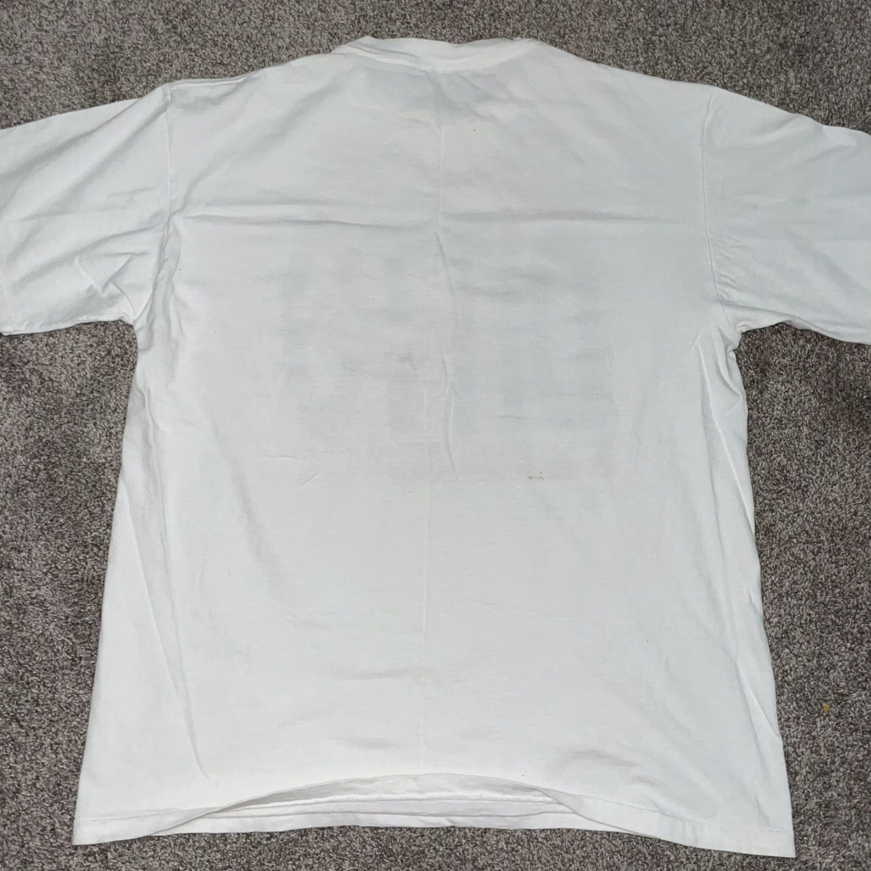 Vintage VINTAGE Oneita Rush Limbaugh Ditto Head Single Stitch T-Shirt Men L White Logo Stitch Mens Size US L / EU 52-54 / 3 - 5 Thumbnail