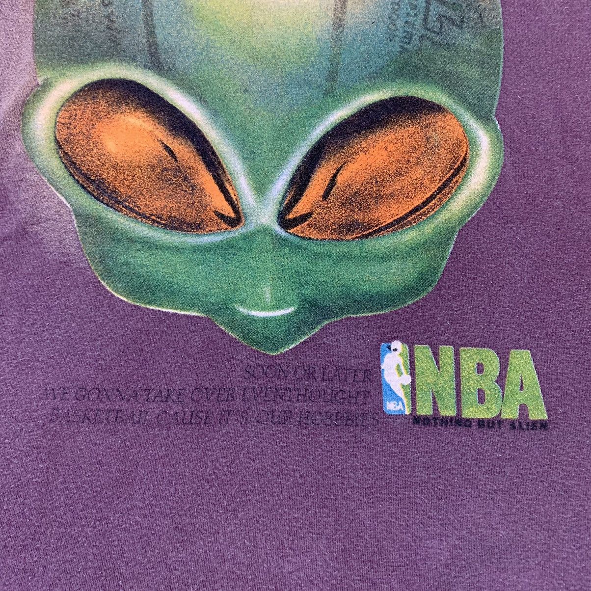 Alien Workshop × NBA × Vintage Vintage 90s Alien Workshop nba with Back hit Size US XXL / EU 58 / 5 - 5 Thumbnail