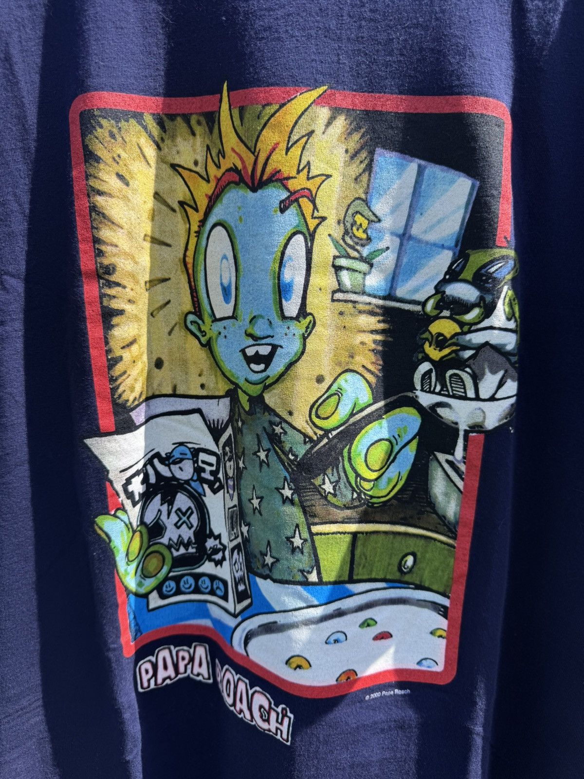 Vintage 2000 Papa Roach “infested” album release tee NEW Size US L / EU 52-54 / 3 - 3 Thumbnail