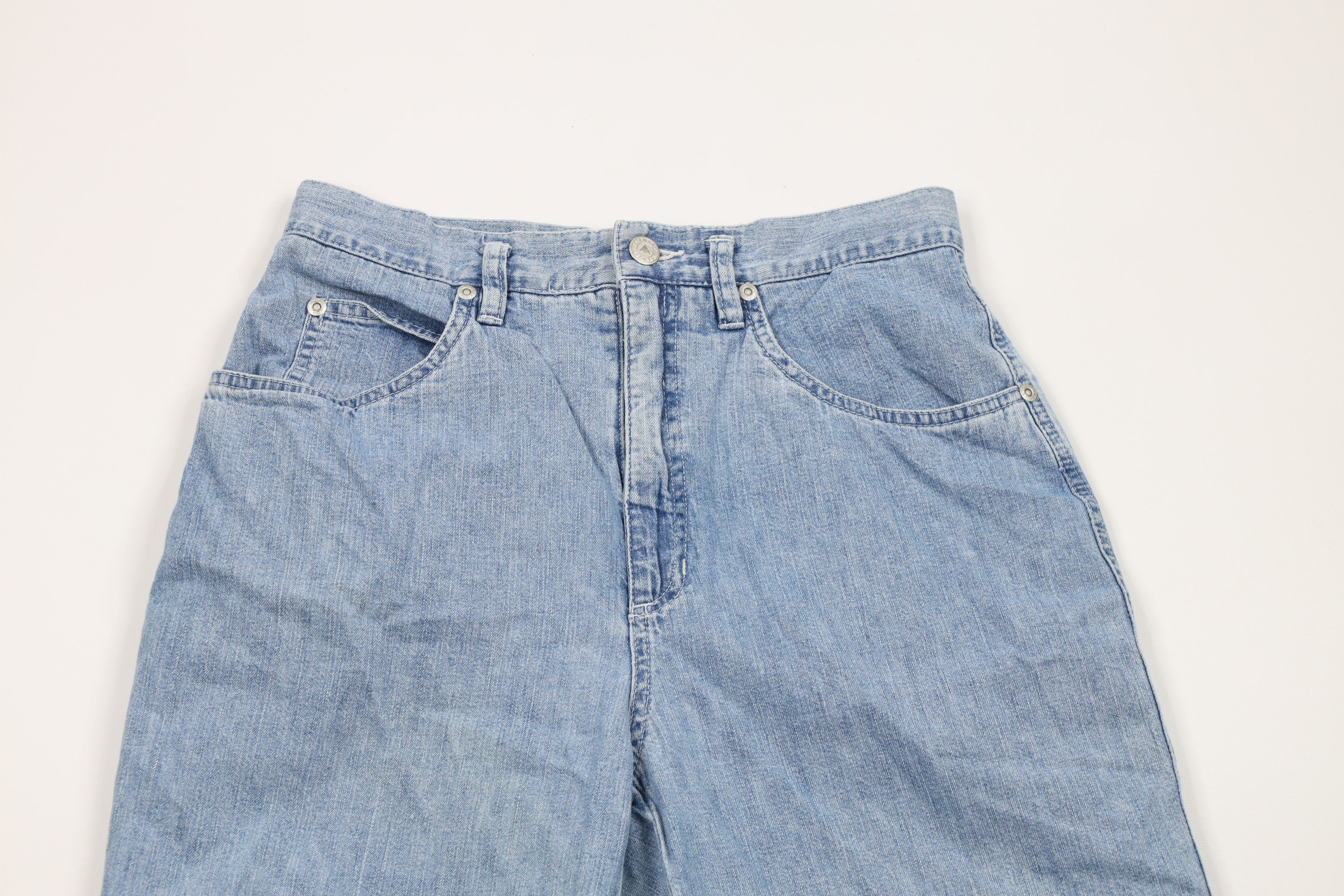 Vintage Vintage 90s Streetwear Tapered Leg Denim Jeans Pants Blue Size 30" / US 8 / IT 44 - 2 Thumbnail