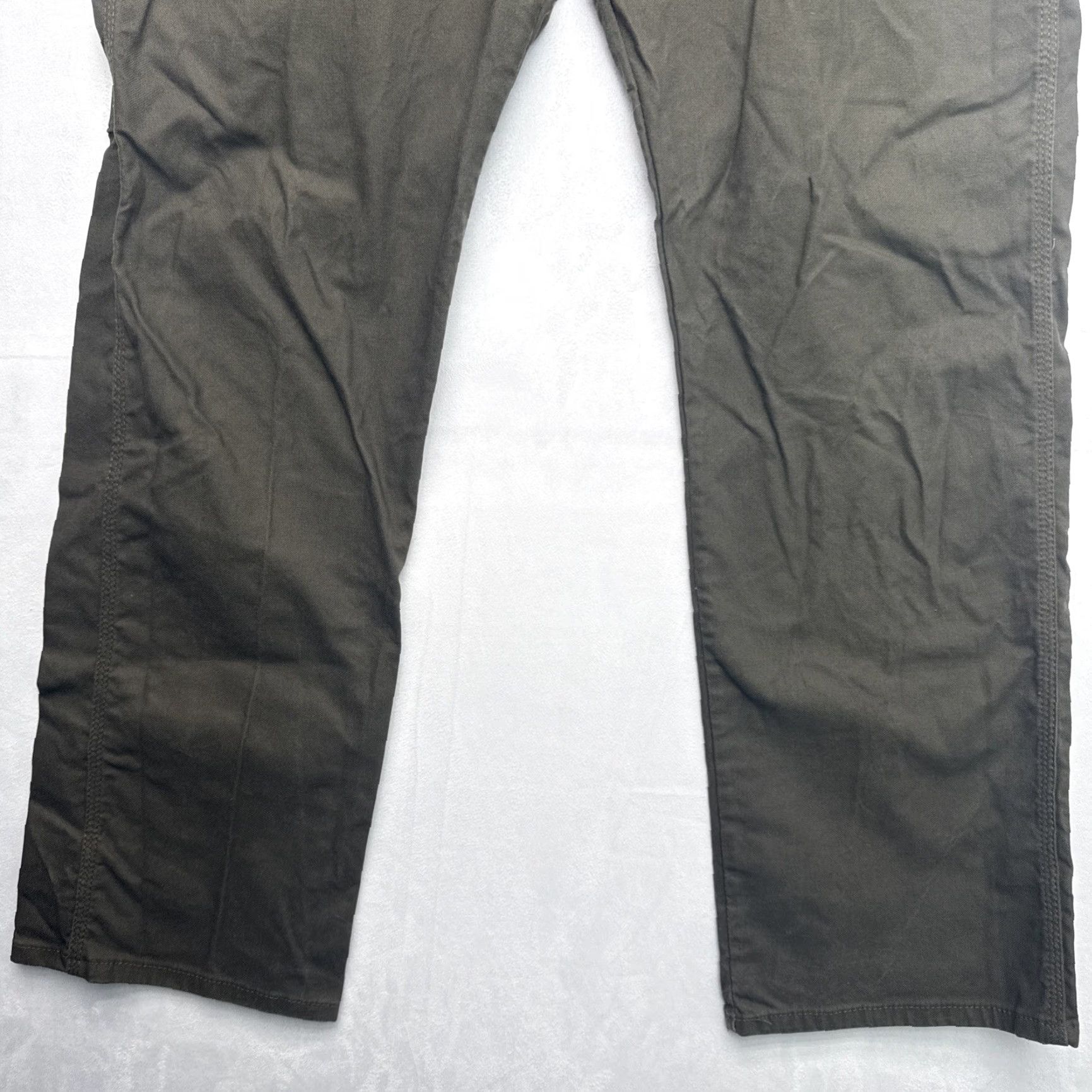 Dickies Dickies Denim Carpenter Pants Olive Green Men’s 32x32 Relaxed Fit Size US 32 / EU 48 - 2 Thumbnail