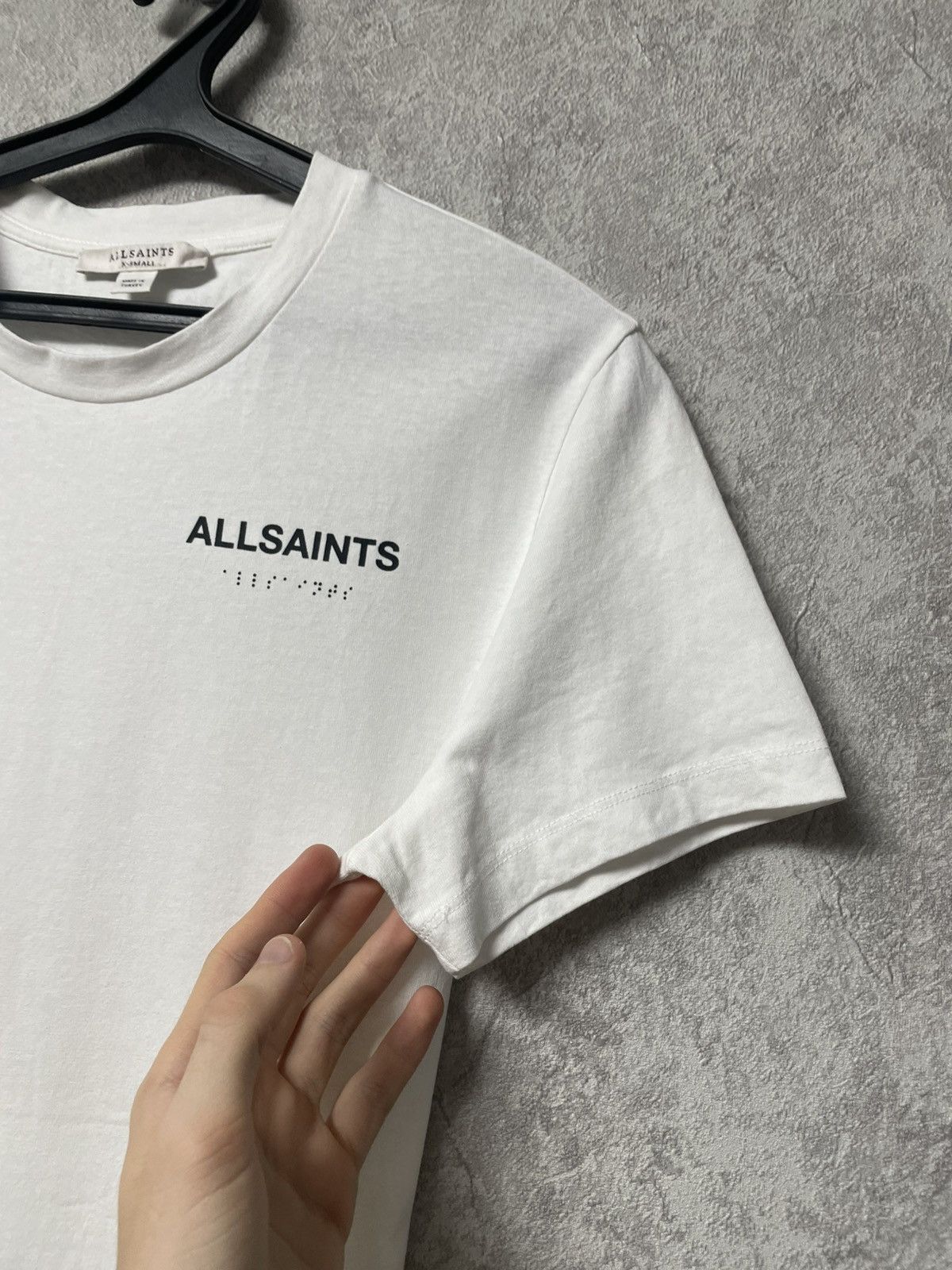 Allsaints Allsaints Big Logo White Classic T-Shirt Size US XS / EU 42 / 0 - 6 Thumbnail