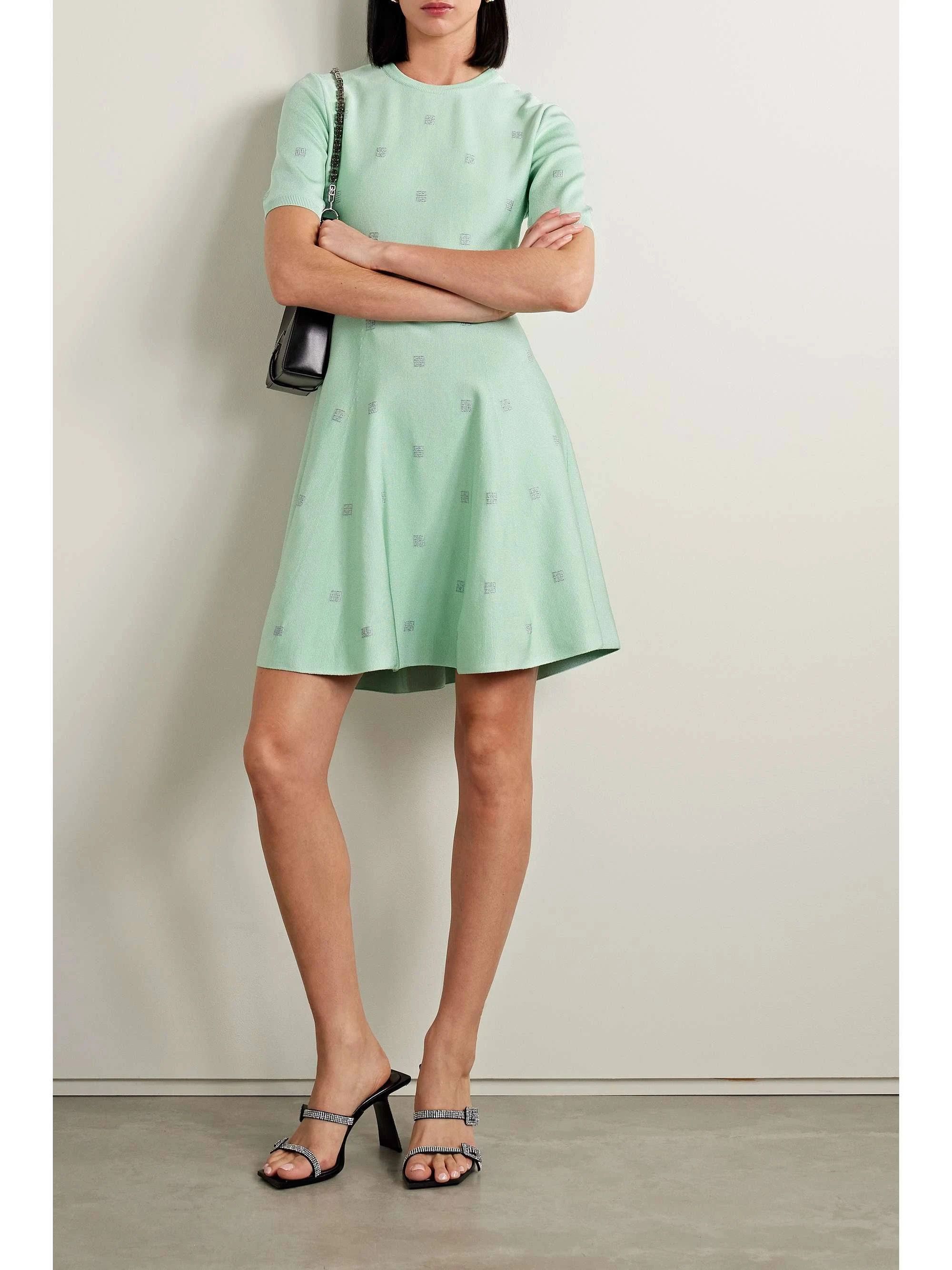 Givenchy o1loc1c0824 Dress in Paste Size S / US 4 / IT 40 - 2 Thumbnail