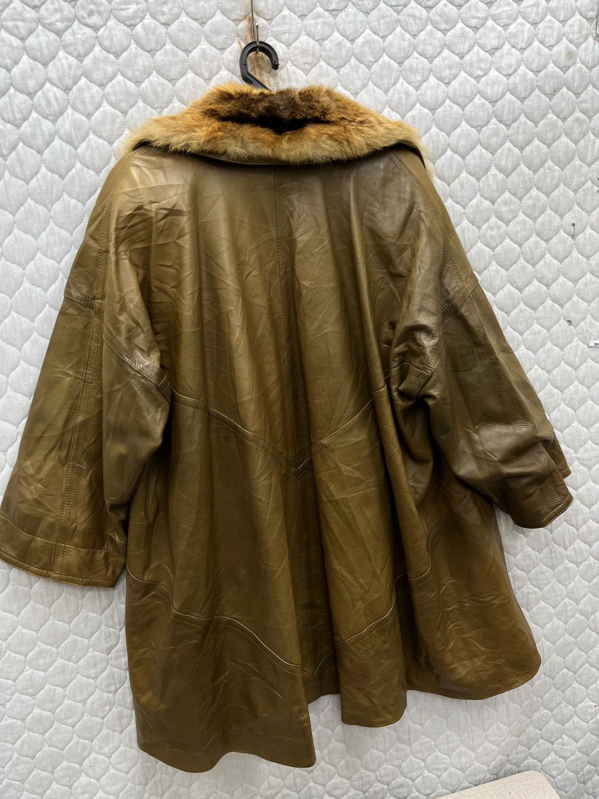Loewe 🔥🔥🔥ARCHIVE LOEWE LEATHER COAT WITH FUR Size M / US 6-8 / IT 42-44 - 5 Thumbnail