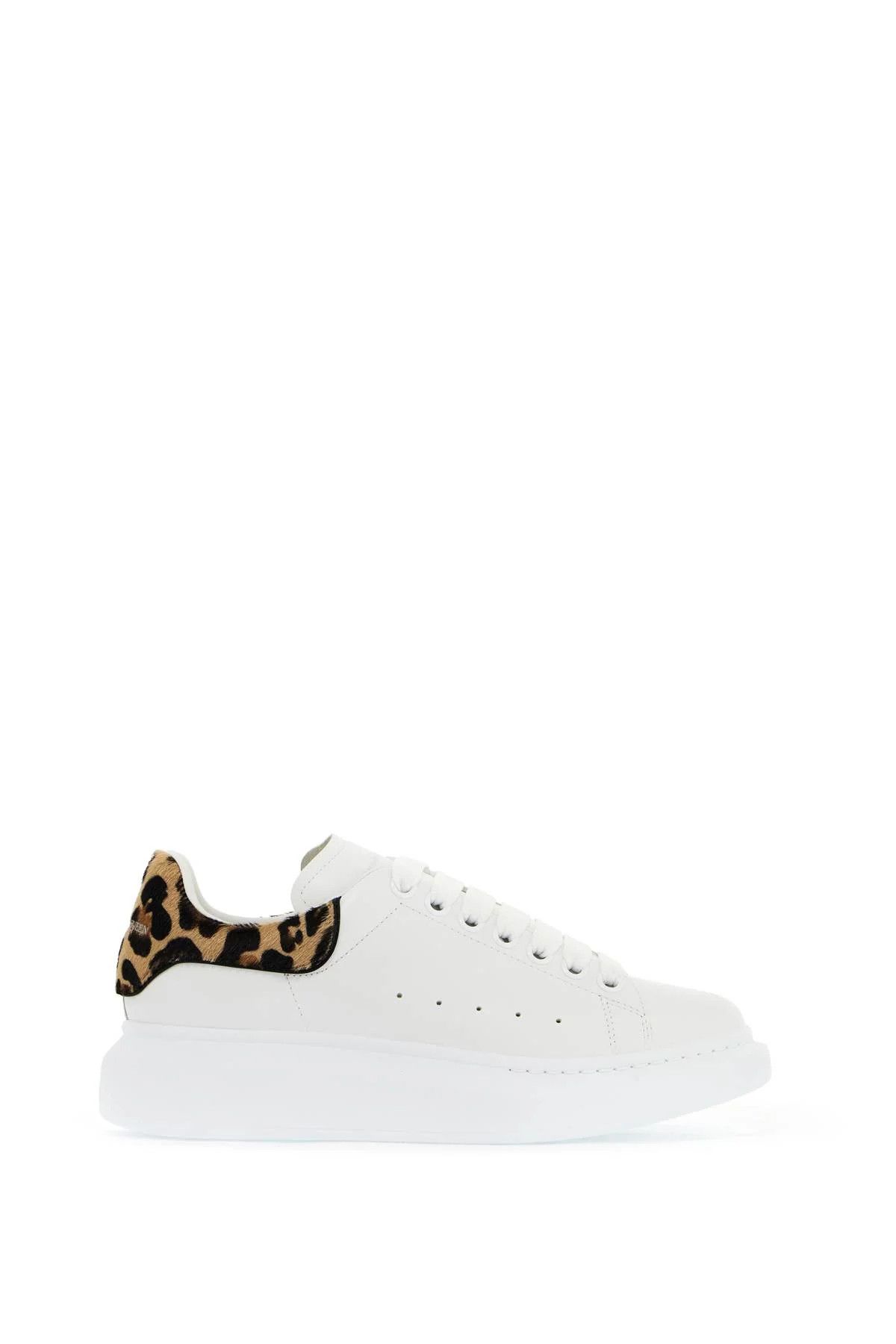 o1s22i1n1024 Leather Sneakers in White Leopard