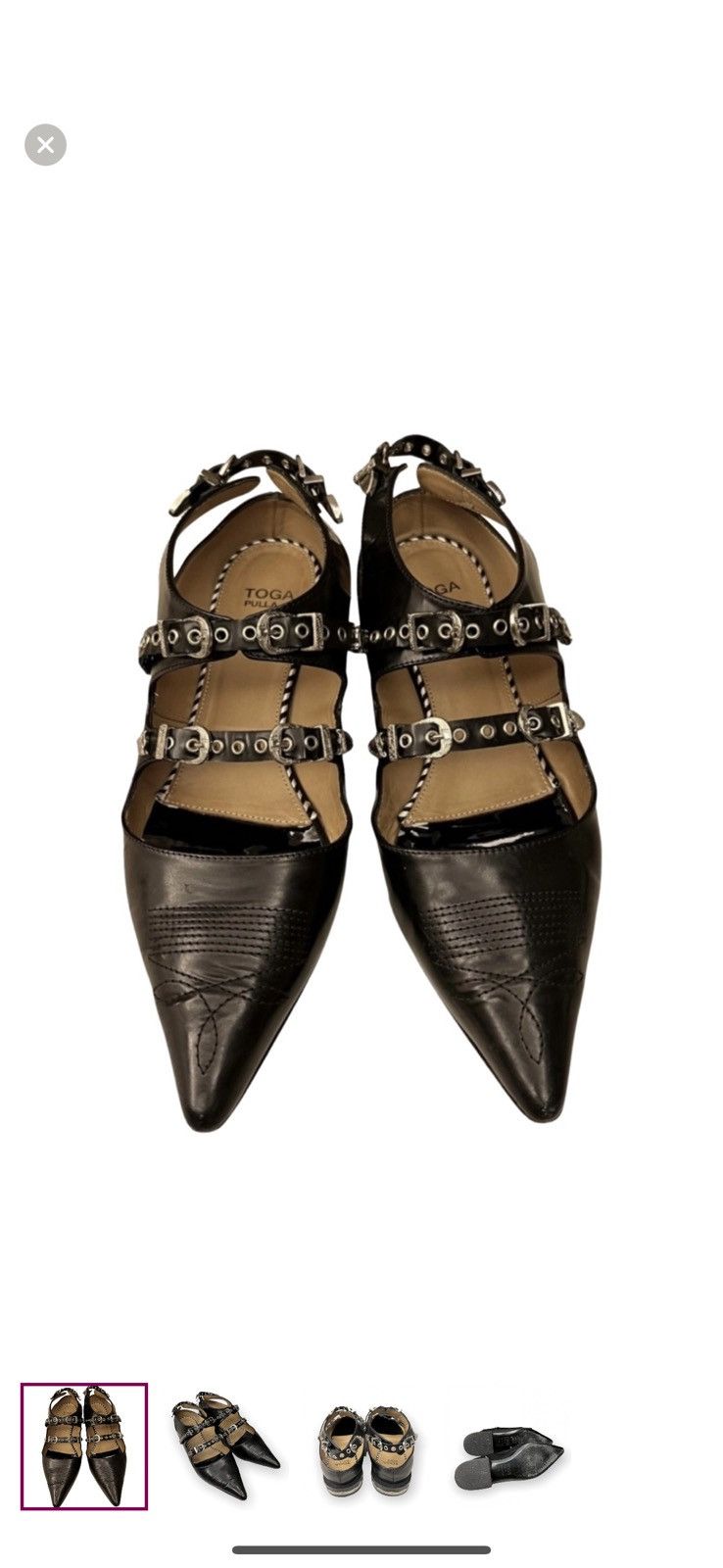Toga Pulla Toga Pulla leather sandals Size US 9.5 / IT 39.5 - 1 Thumbnail