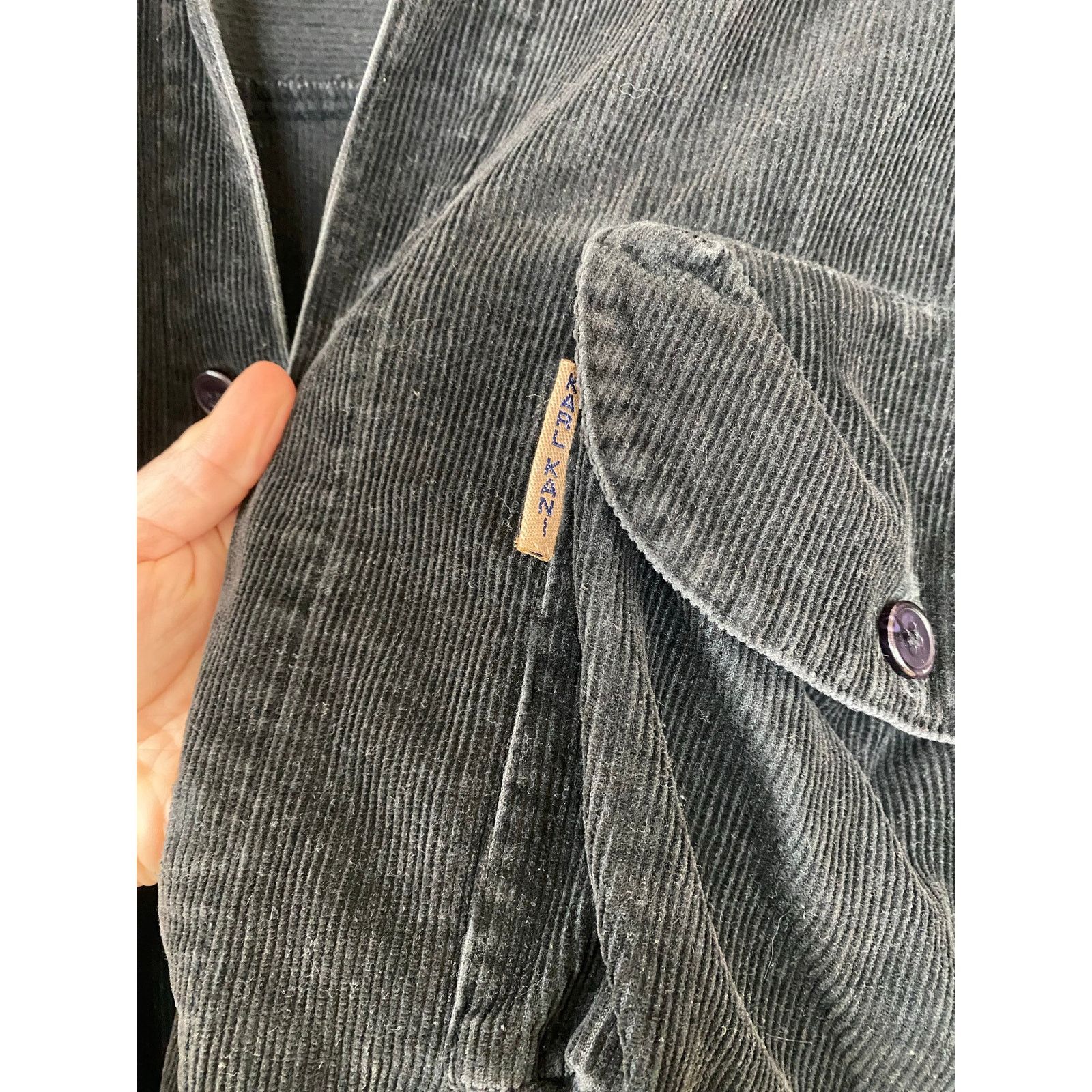 Karl Kani Karl Kani Jeans Black Button Up Corduroy Shirt L Shacket Size US L / EU 52-54 / 3 - 3 Thumbnail
