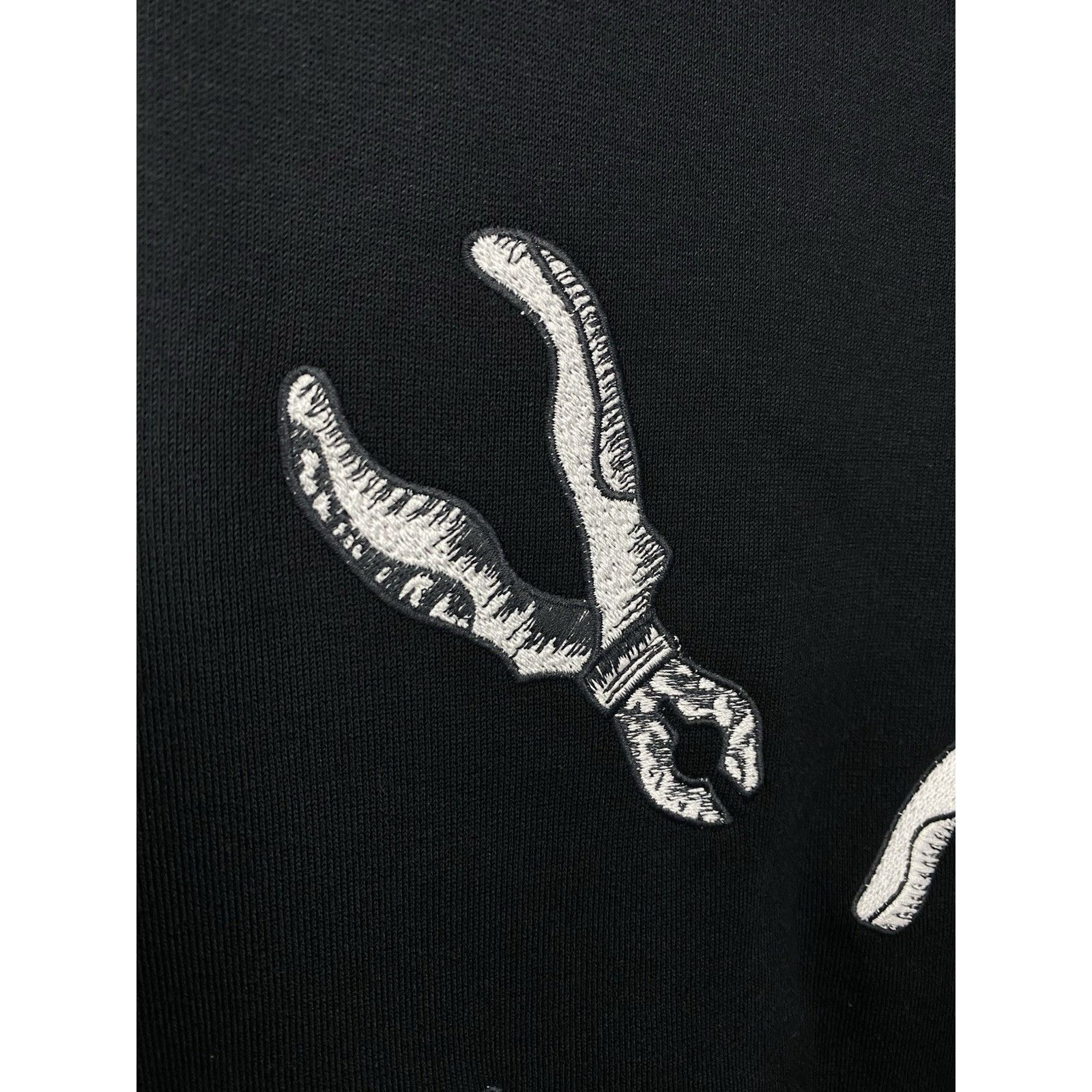 Louis Vuitton NWT Louis Vuitton Multi-Tools Embroidered Men's Black Hoodi Size US XXL / EU 58 / 5 - 11 Thumbnail