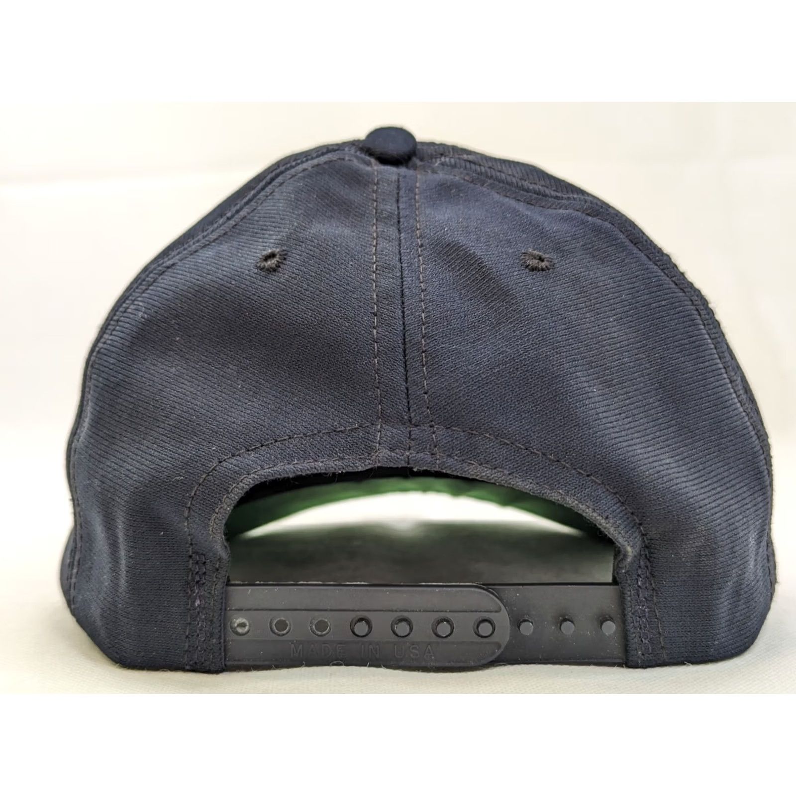 Vintage VINTAGE USA Made Hat Navy Snapback Blue US Navy USS Wilbur Cummins CVN-18 Cap Mens One Size Adjustable Embroidered Military Cap Size ONE SIZE - 6 Thumbnail
