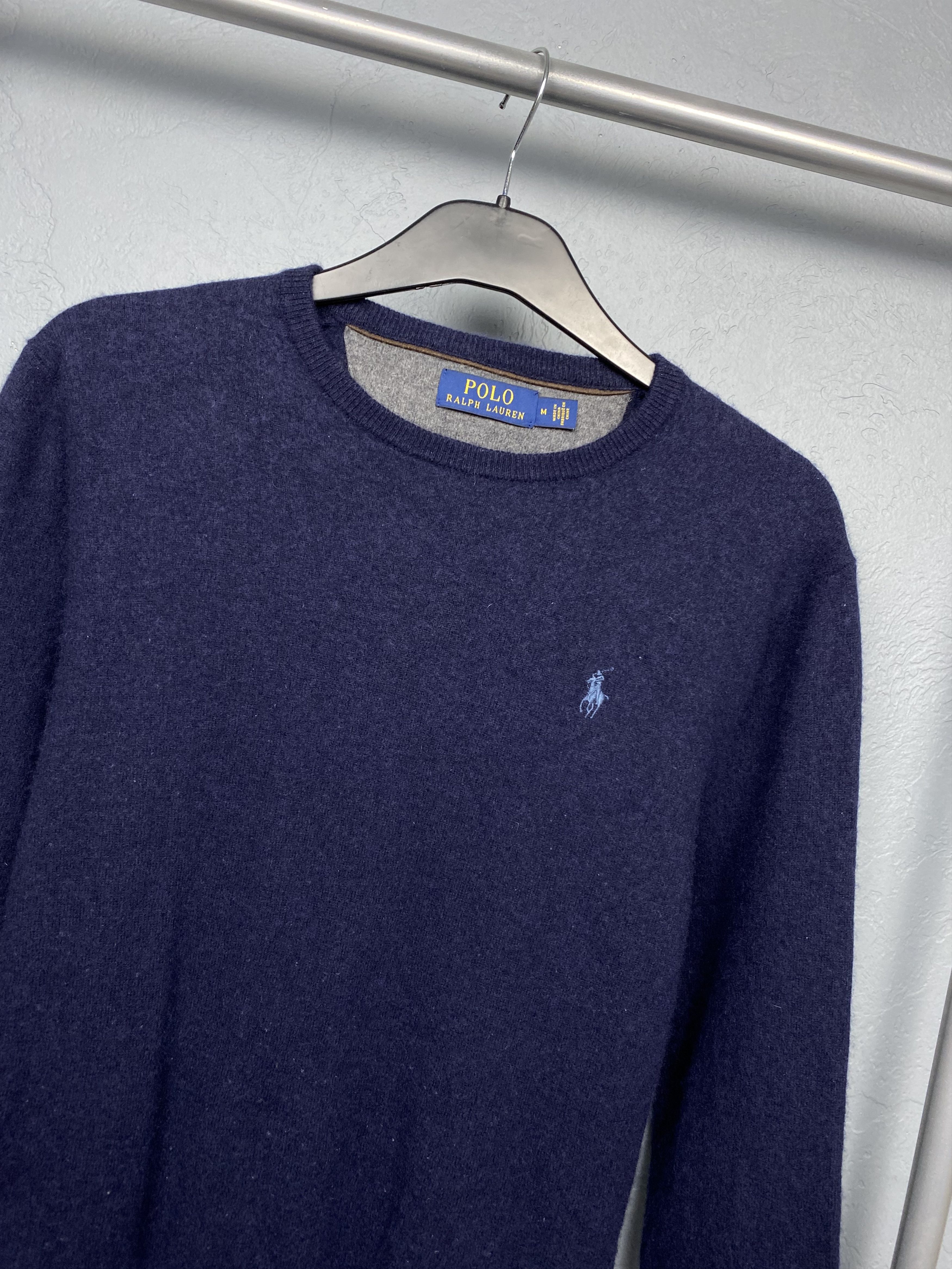 Polo Ralph Lauren × Ralph Lauren Polo Ralph Lauren Mens Wool Crew Neck Sweater Size US M / EU 48-50 / 2 - 2 Thumbnail