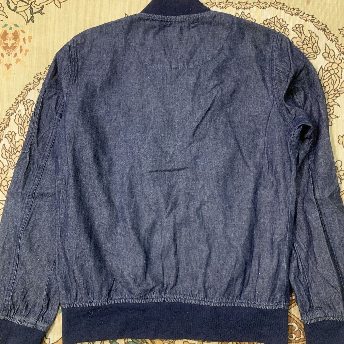 ABAHOUSE ABAHOUSE BOMBER JACKET DENIM Size US M / EU 48-50 / 2 - 6 Thumbnail