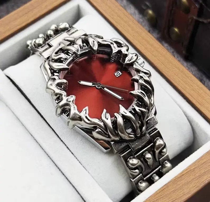 Japanese Brand Dragon Red Dial Watch Size ONE SIZE - 4 Thumbnail
