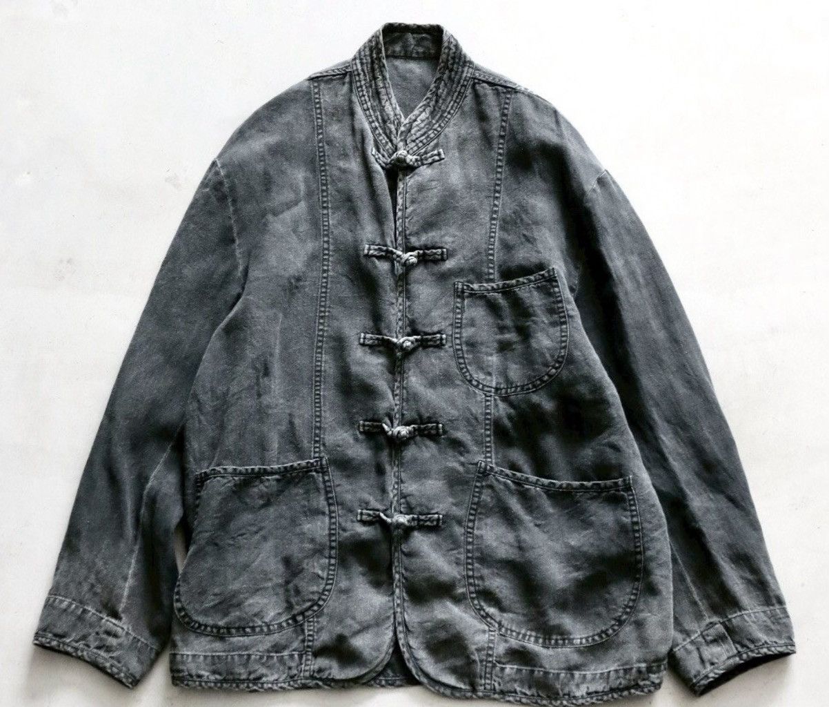 Porter Classic Porter Classic 26SS Black Linen Chinese Jacket