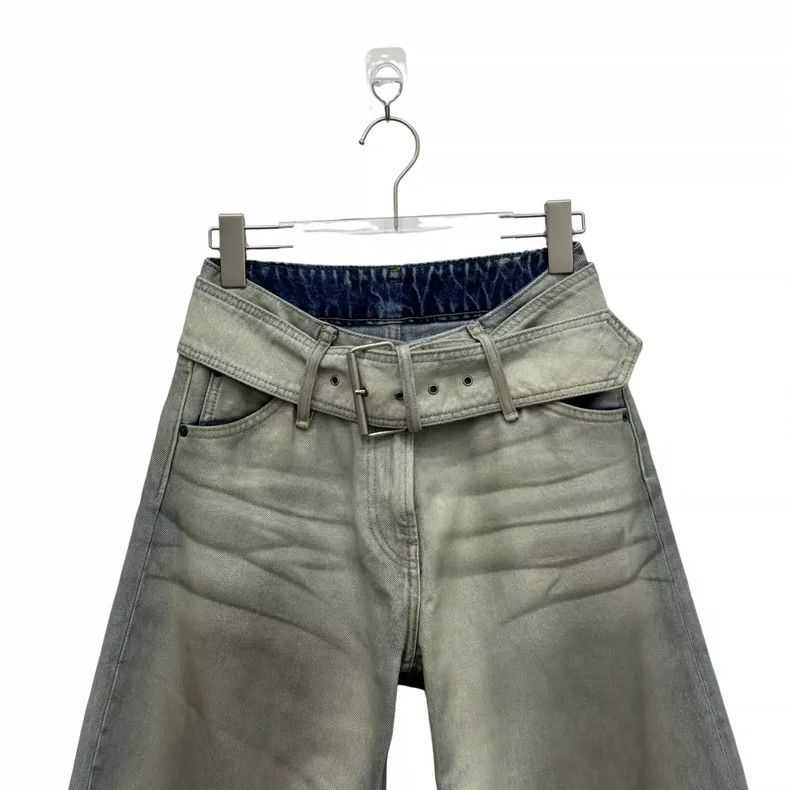 Acne Studios Acne Studios Blue loose-belted trousers and jeans Size US 32 / EU 48 - 4 Thumbnail