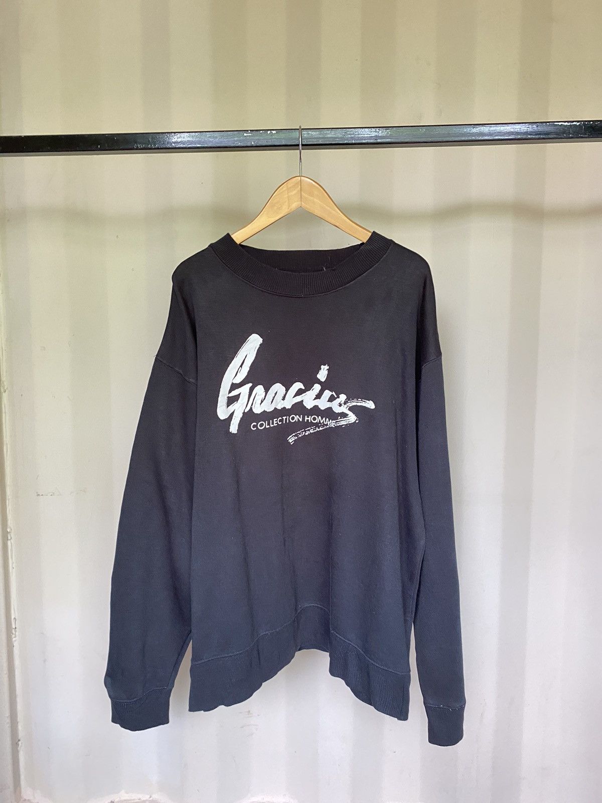 Vintage Locoisland vintage black sweater Size US XL / EU 56 / 4 - 12 Thumbnail