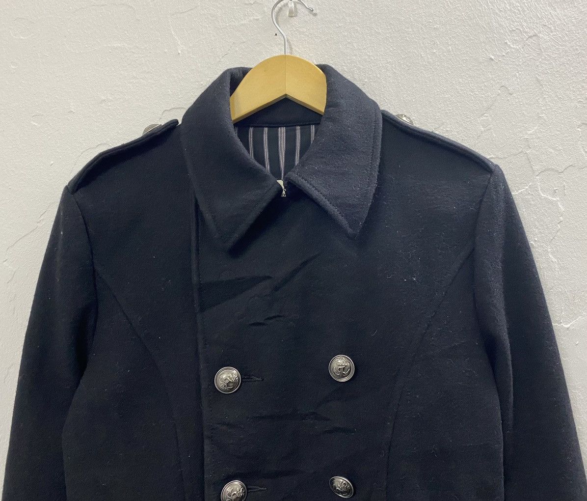 PPFM Vintage PPFM Double Breasted Punk Gotic Wool Jacket Size US S / EU 44-46 / 1 - 3 Thumbnail