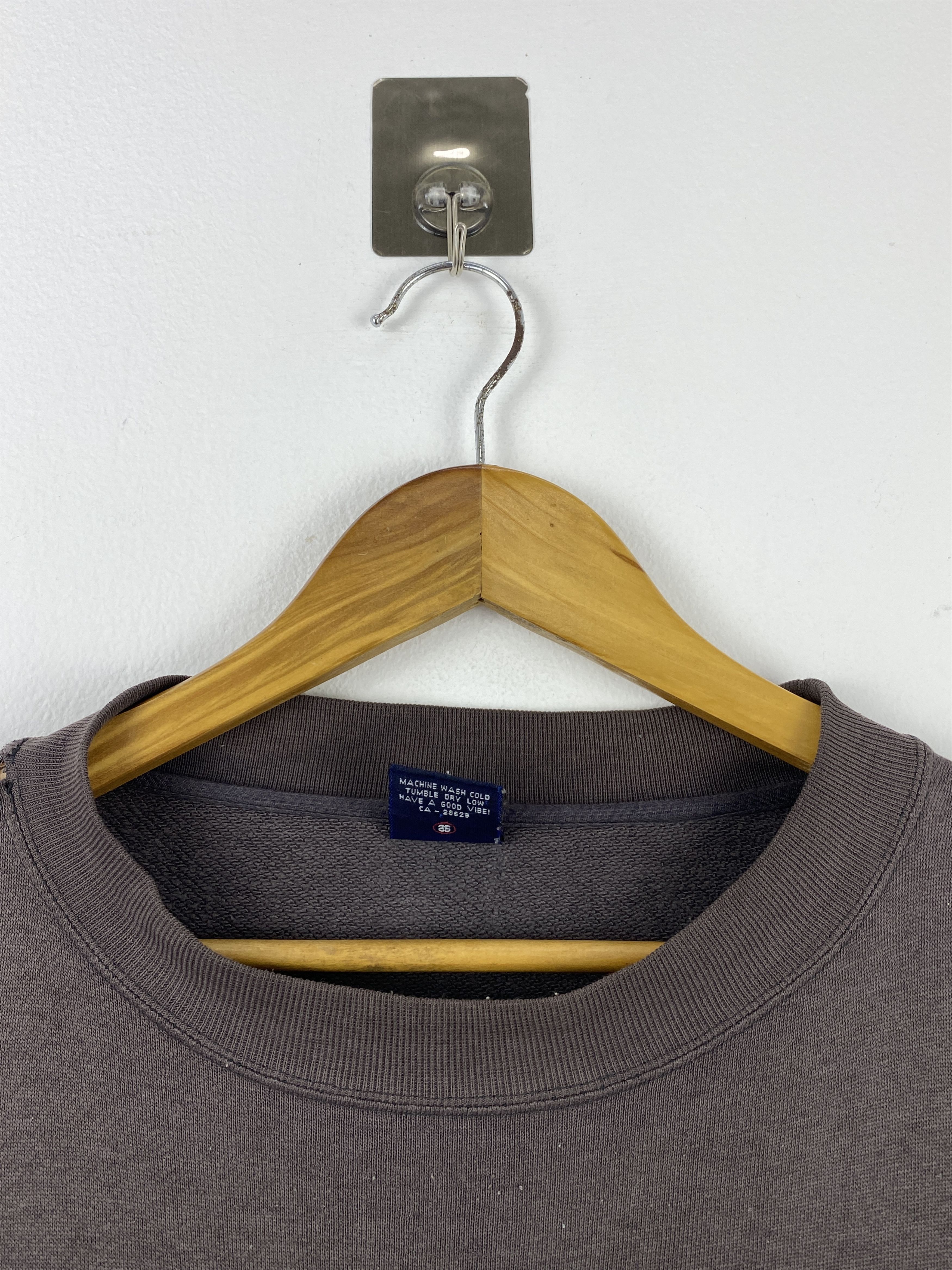 Stussy Vintage 90s Stussy Wording Faded Sweatshirt SH0501 Size US L / EU 52-54 / 3 - 12 Thumbnail