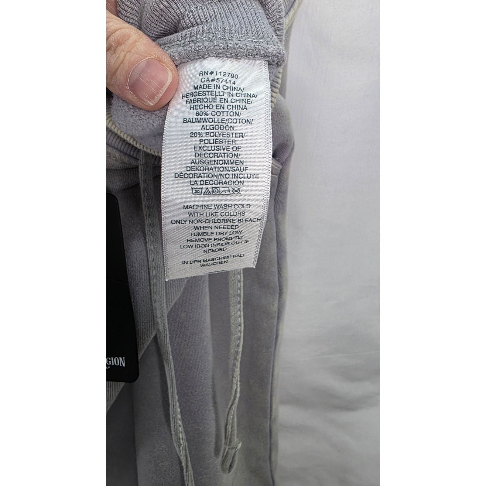True Religion True Religion Gray Distressed Relaxed Fit Joggers Pants Size 30" / US 8 / IT 44 - 11 Thumbnail