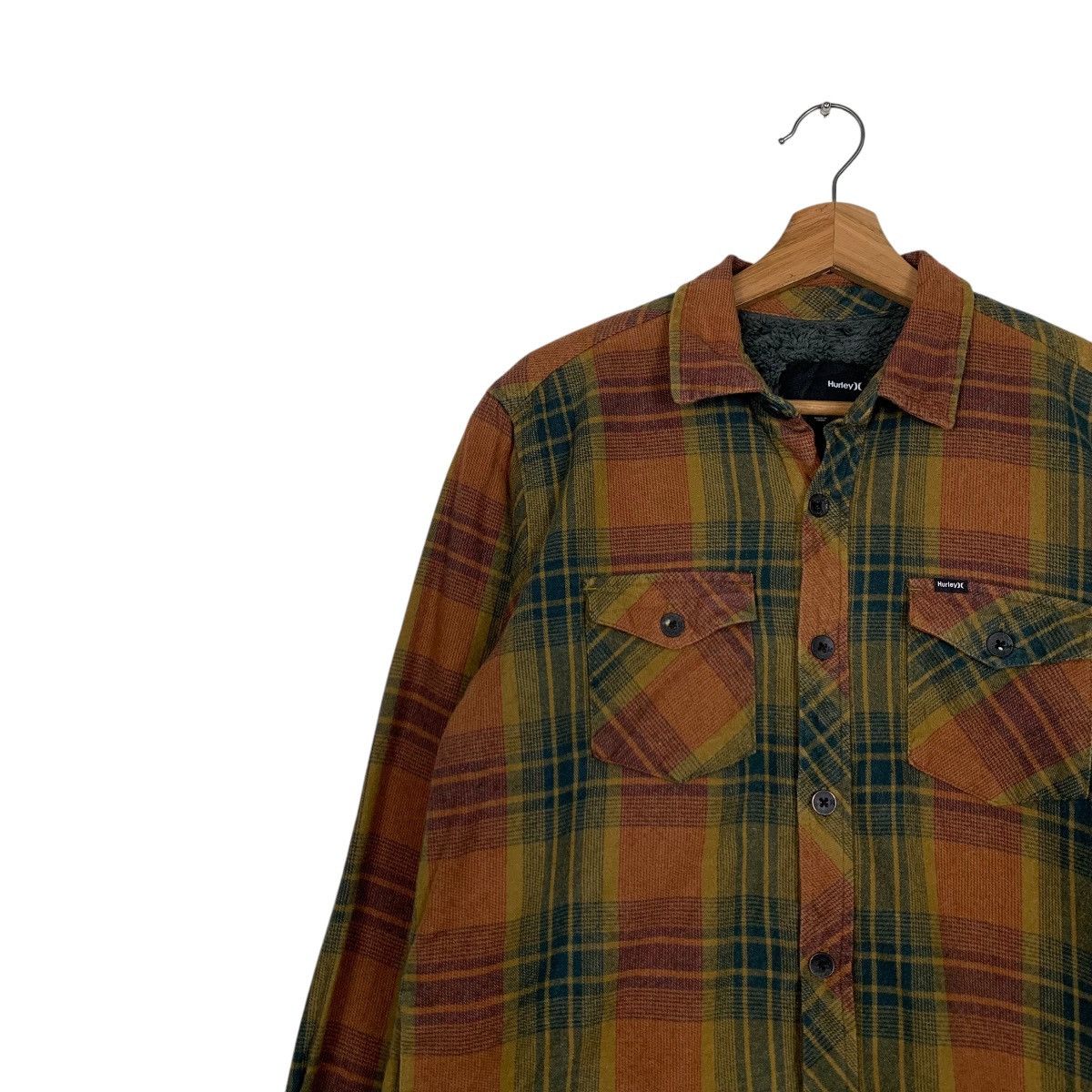 Hurley HURLEY Fleece Lined Checked Tartan Flannel #1843-C80 Size US S / EU 44-46 / 1 - 6 Thumbnail