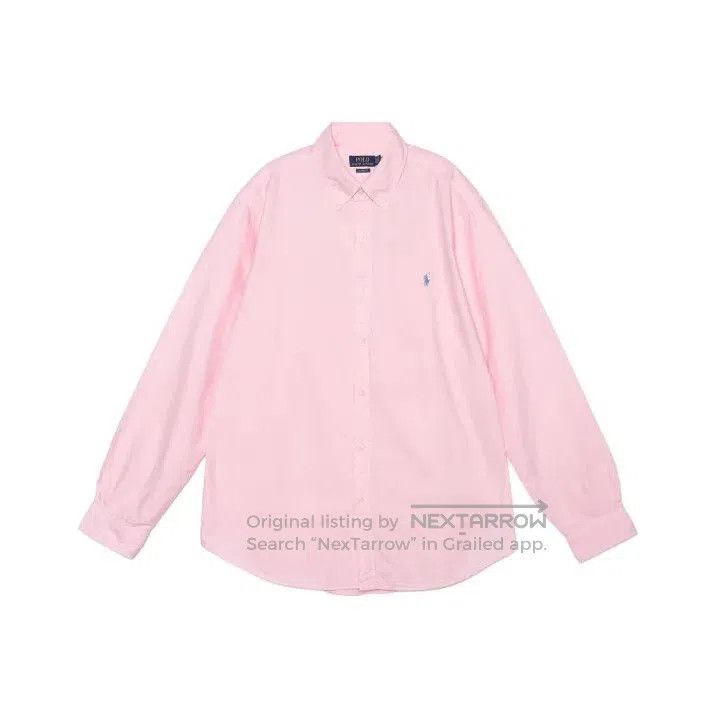 Polo Ralph Lauren Polo Ralph Lauren SS22 Solid Logo Embroidery Long Sleeve Sh Size US L / EU 52-54 / 3 - 1 Thumbnail