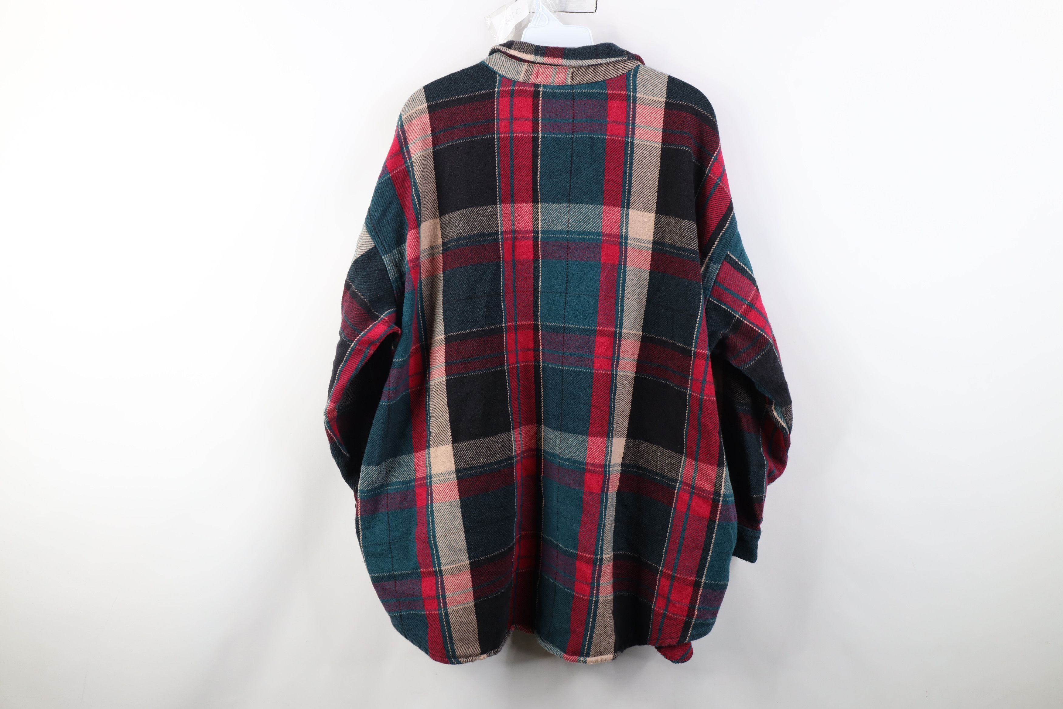 Vintage Vintage 90s Y2K Streetwear Button Shirt Jacket Jac Shirt Size XXL / US 16-18 / IT 52-54 - 13 Thumbnail