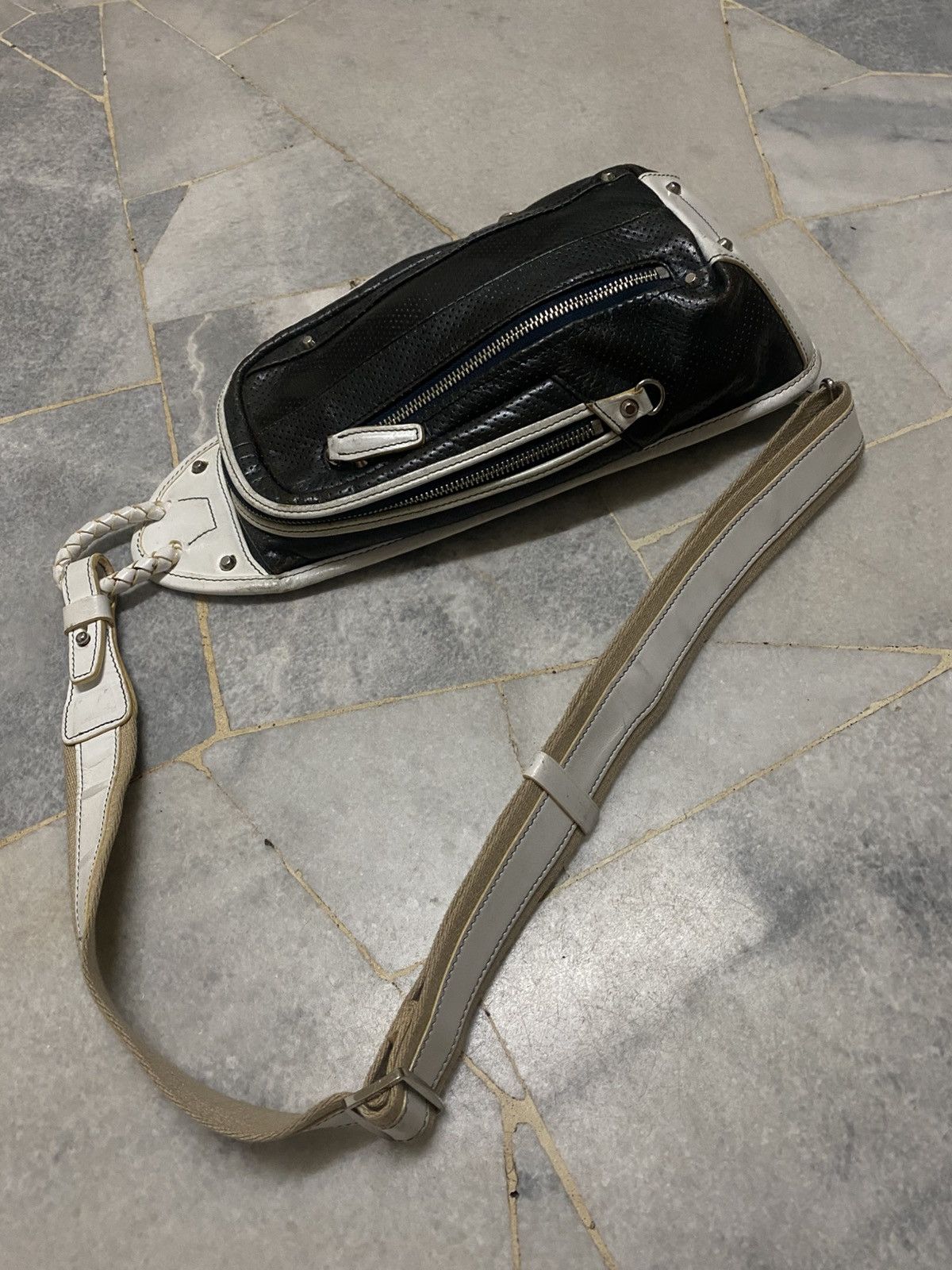 Japanese Brand Kiefer Neu Two Way Leather Craft Japan Crossbody Bag Size 32 - 3 Thumbnail