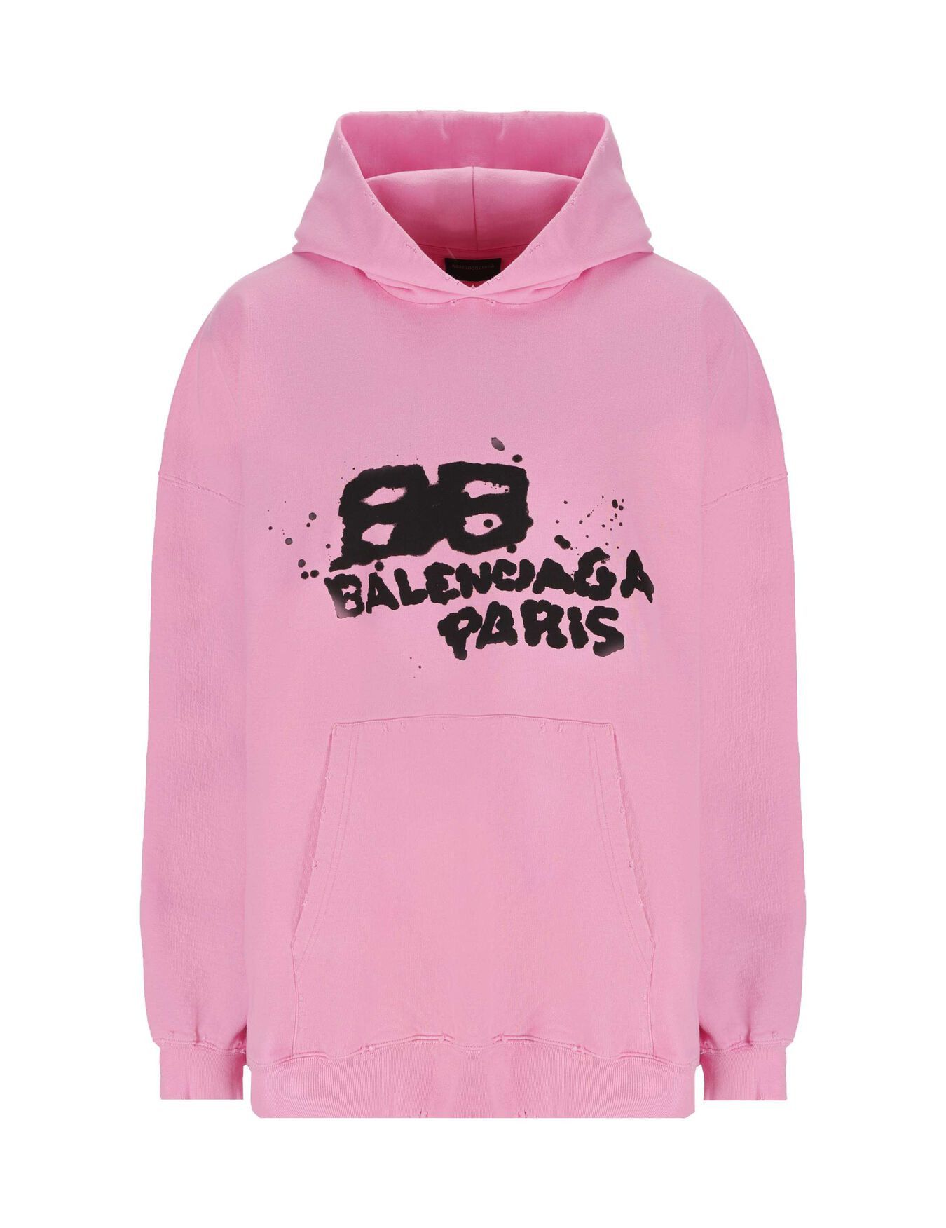 【BALENCIAGA】HAND DRAWN BB ICON フーディ ラージフィット Balenciaga Hand Drawn Bb Icon Hoodie Large Fit In White
