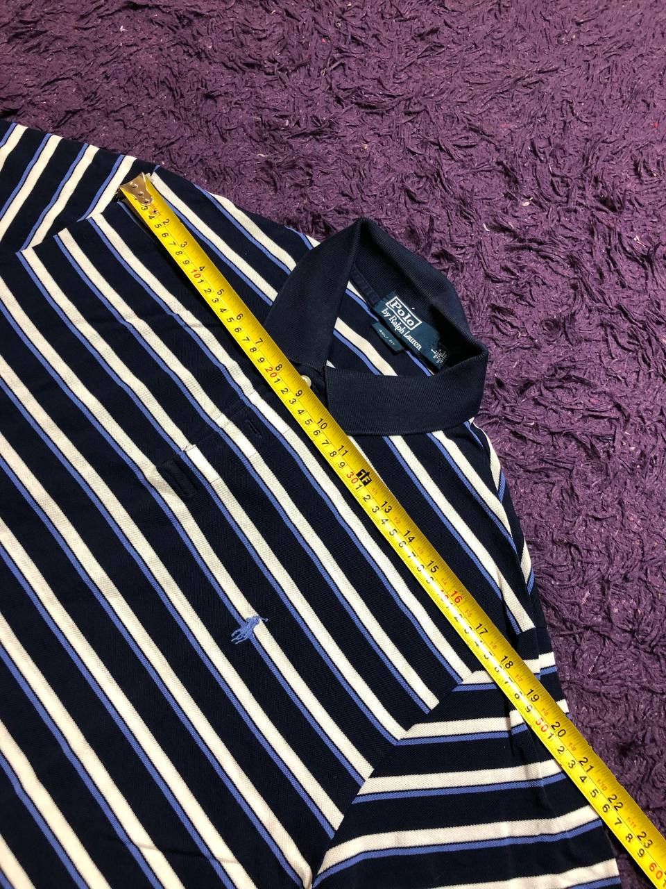Polo Ralph Lauren Polo Ralph Lauren Golf Fit Striped Polo Size L Size US L / EU 52-54 / 3 - 8 Thumbnail