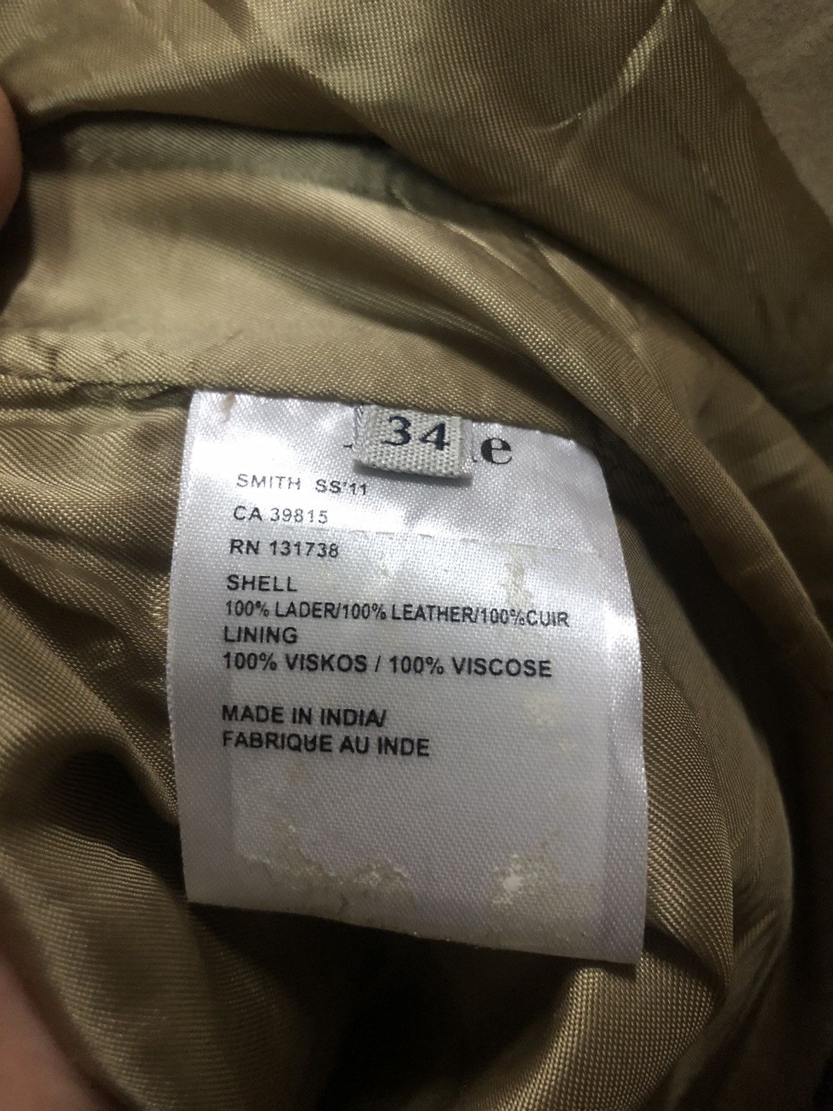 Acne Studios Acne Smith ss’11 Leather Biker style Leather Jacket Size S / US 4 / IT 40 - 4 Thumbnail
