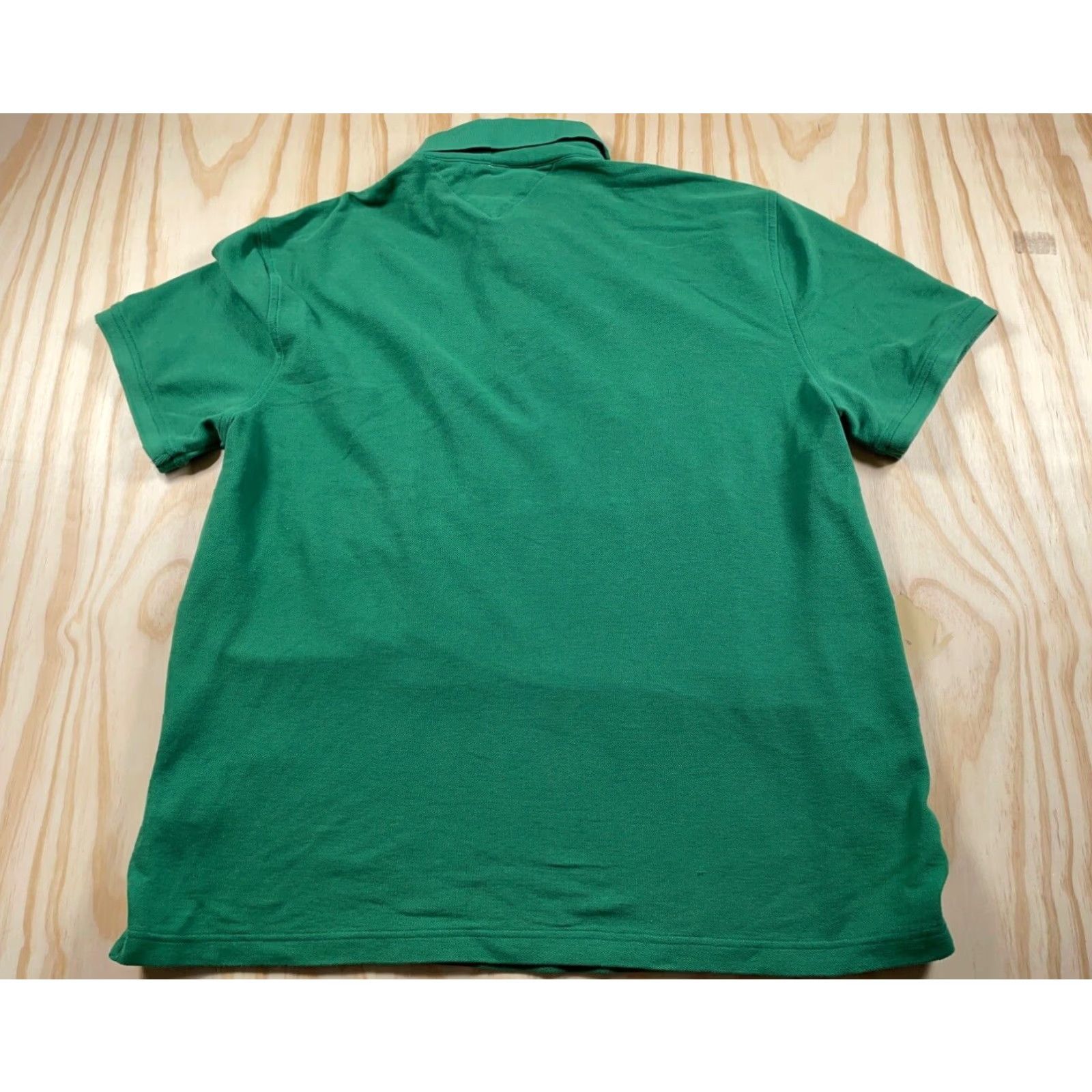 Tommy Hilfiger Tommy Hilfiger Polo Shirt Adult XL Green Embroidered Casual 90s Preppy Mens Short Sleeve Collared Polo Shirt Size US XL / EU 56 / 4 - 2 Thumbnail