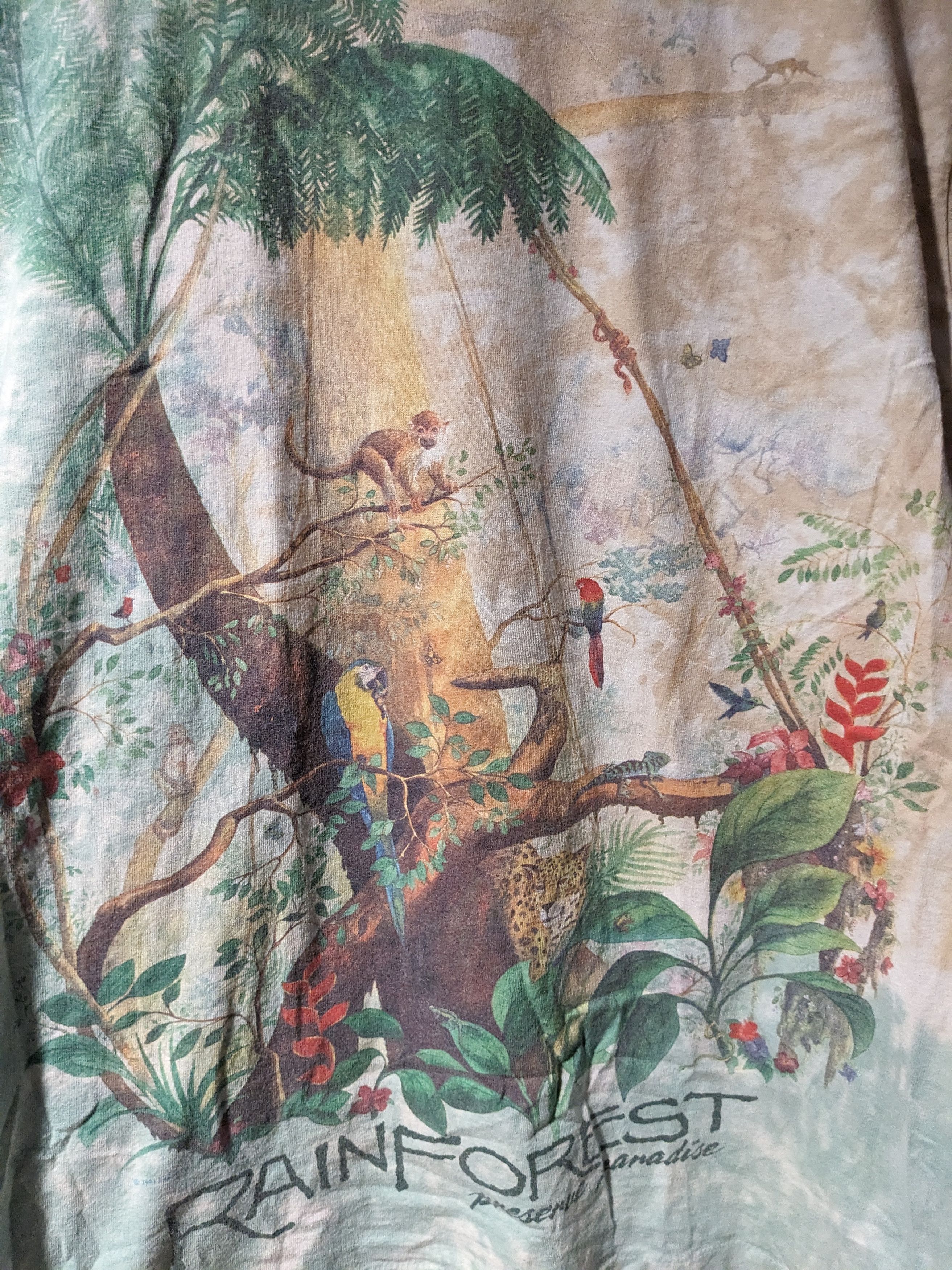 Liquid Blue × Vintage Vintage 90s Liquid Blue Rainforest Preserve Paradise T-Shirt Size US L / EU 52-54 / 3 - 2 Thumbnail