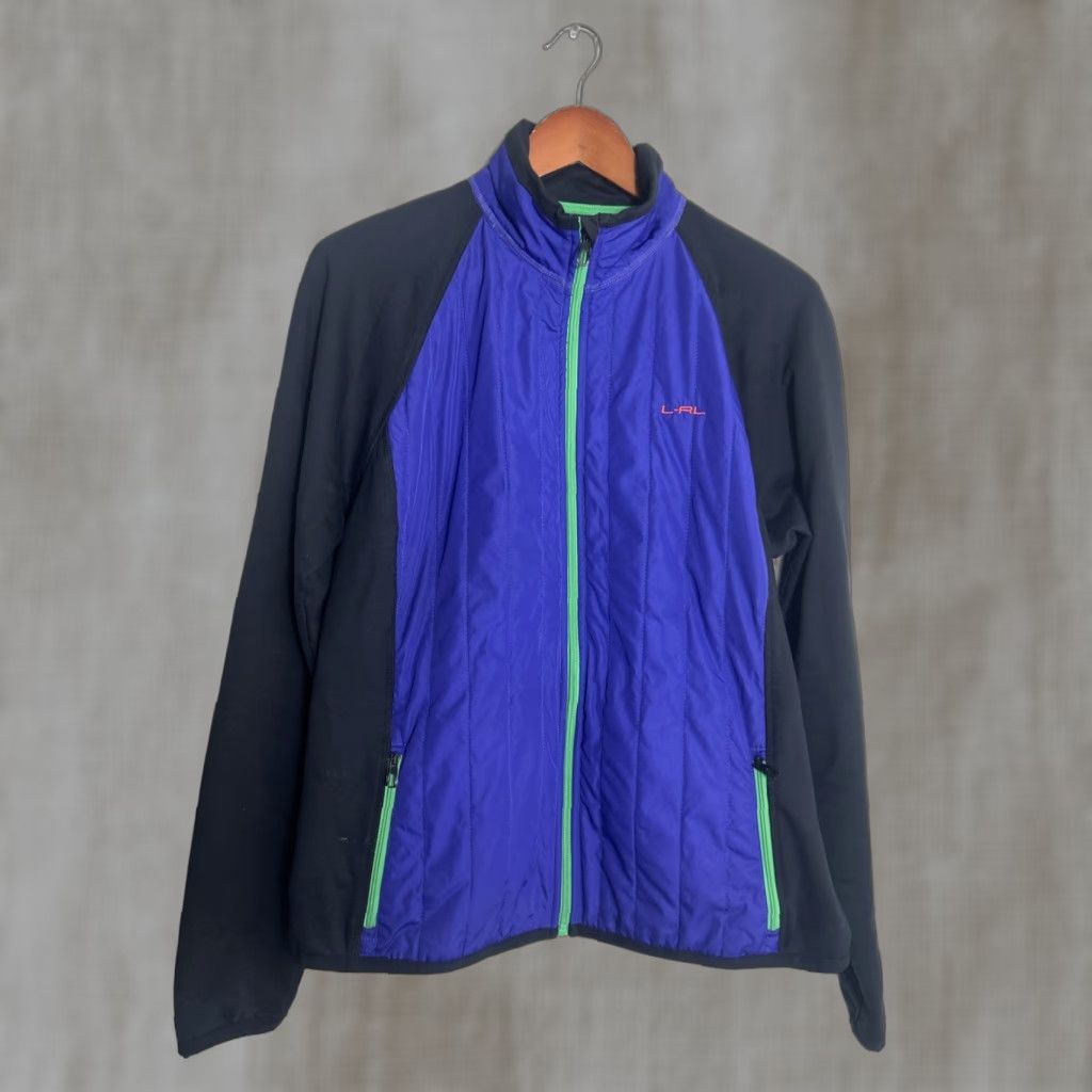 Ralph Lauren Lauren Ralph Lauren Active Full Zip Jacket Purple And Black Women's XL Jacket Size XL / US 12-14 / IT 48-50 - 1 Thumbnail
