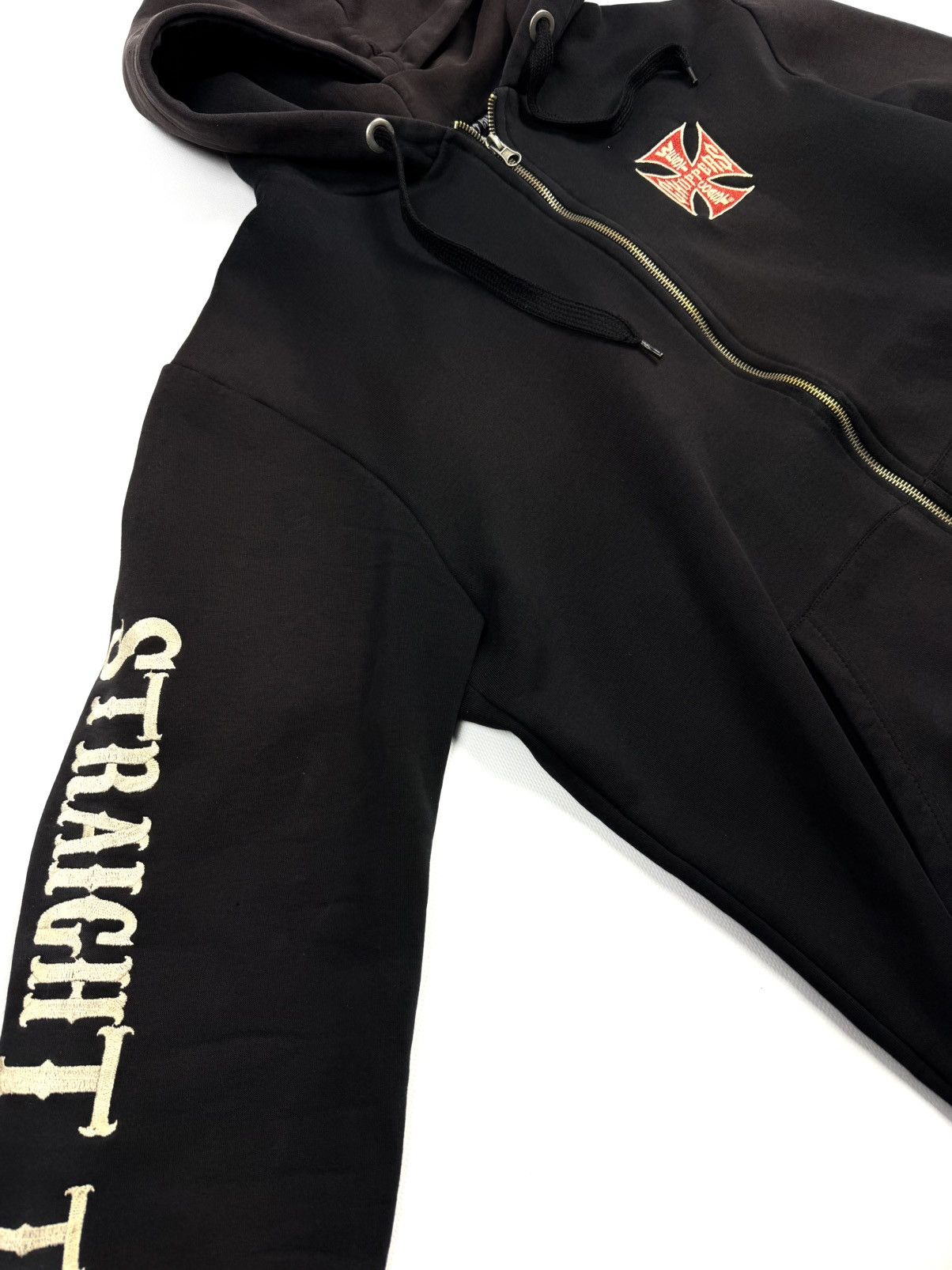 West Coast Choppers West Coast Choppers Faded Zip Hoodie Straight To Hell Y2K Size US L / EU 52-54 / 3 - 10 Thumbnail