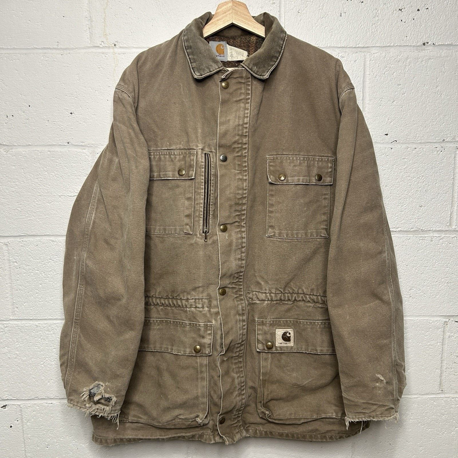 Carhartt Vintage Carhartt Wool-Lined Duster Coat “Chestnut” PB2321 Size US L / EU 52-54 / 3 - 1 Thumbnail