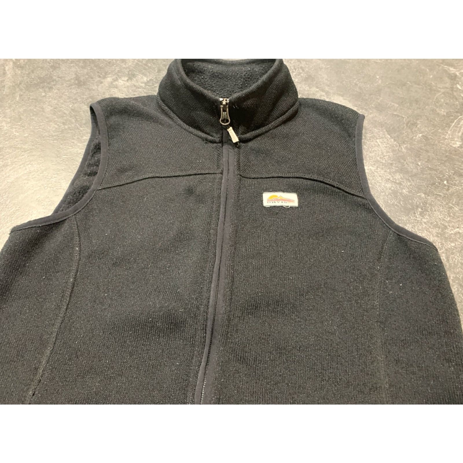 Orvis VINTAGE ORVIS Full Zip Logo Vest Black Womens Medium M Size M / US 6-8 / IT 42-44 - 2 Thumbnail