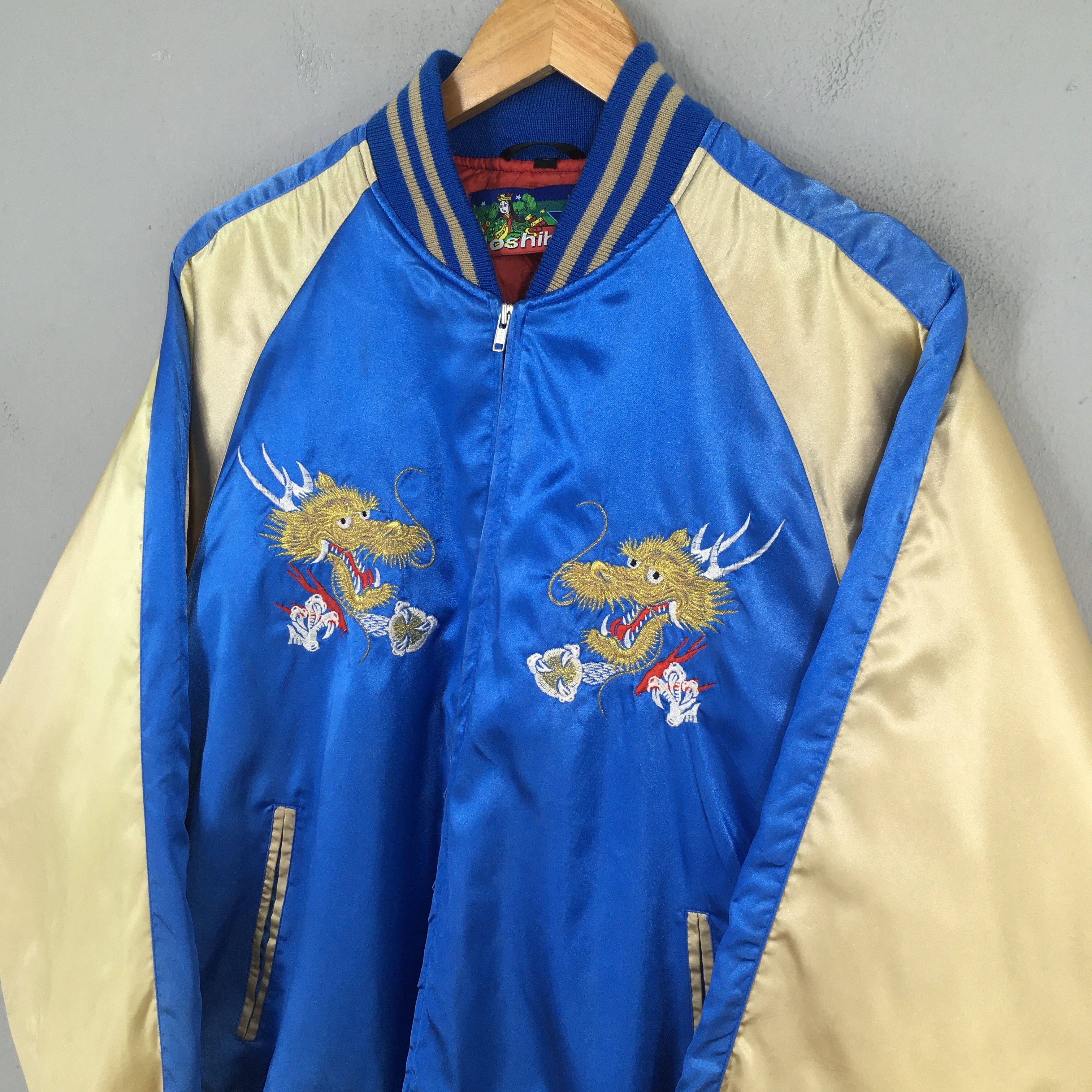 Japanese Brand Vintage 90s Hoshihime Sukajan Yokosuka Souvenir Jacket L Size US L / EU 52-54 / 3 - 3 Thumbnail