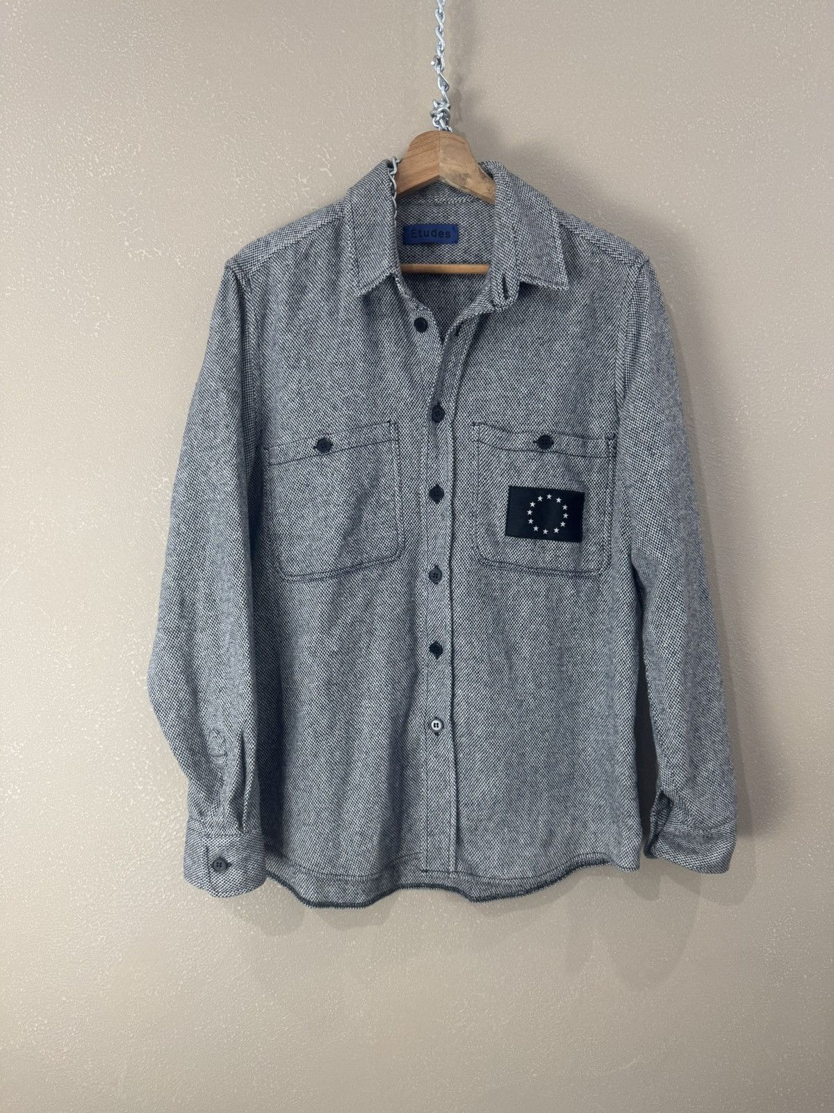 Etudes Etudes Flag logo flannell Shirt Size US M / EU 48-50 / 2 - 1 Thumbnail