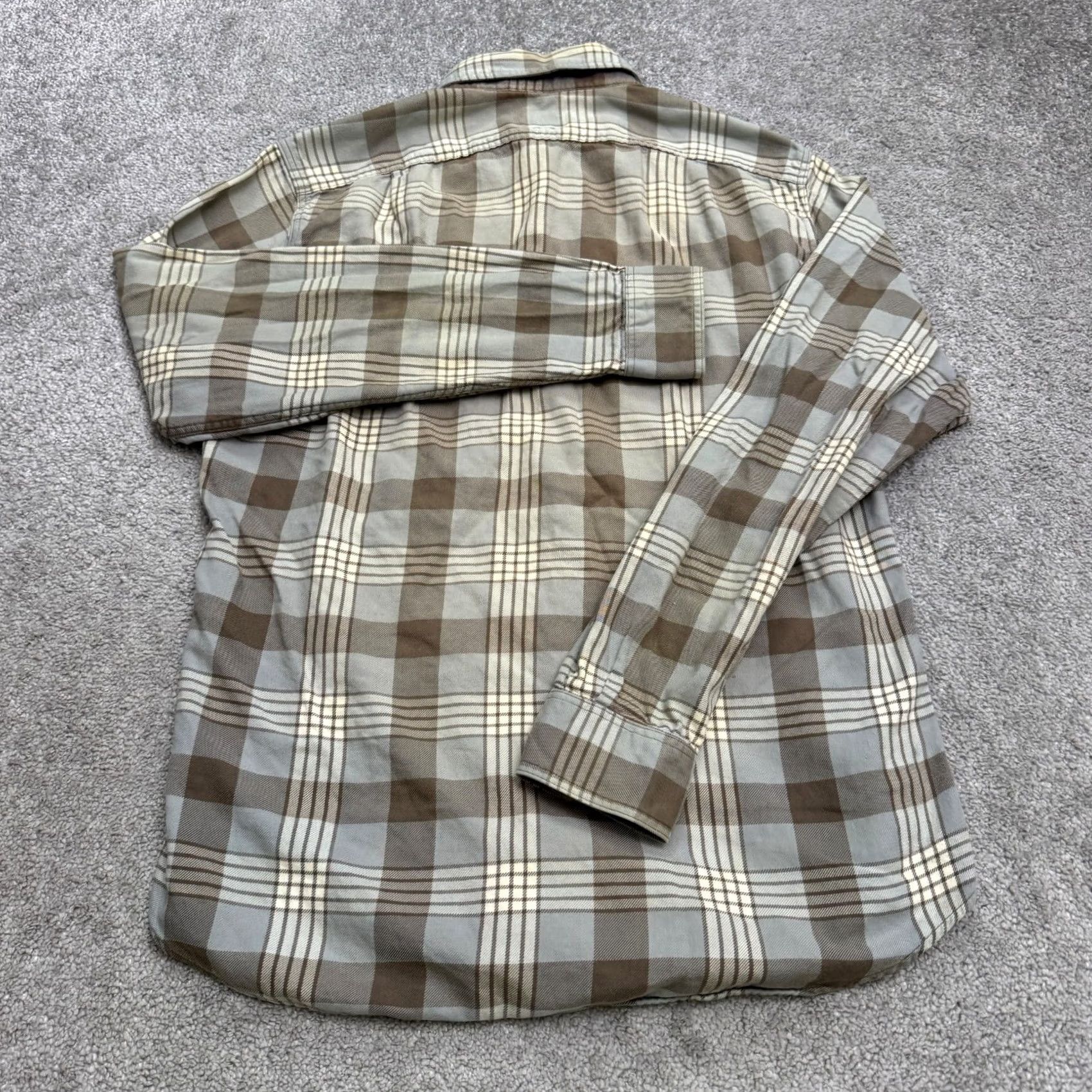 J.Crew J.Crew Brown Plaid Flannel Button Down Shirt Men Small Long Sleeve Casual Size US S / EU 44-46 / 1 - 2 Thumbnail