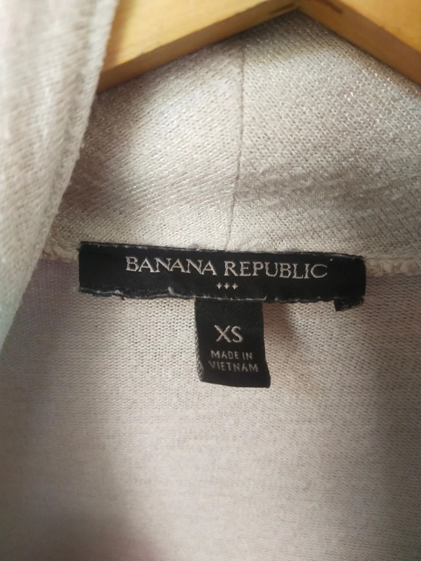 Banana Republic Banana Republic GAP Drapped Waterfall Beige Cardigan Size XS / US 0-2 / IT 36-38 - 5 Thumbnail