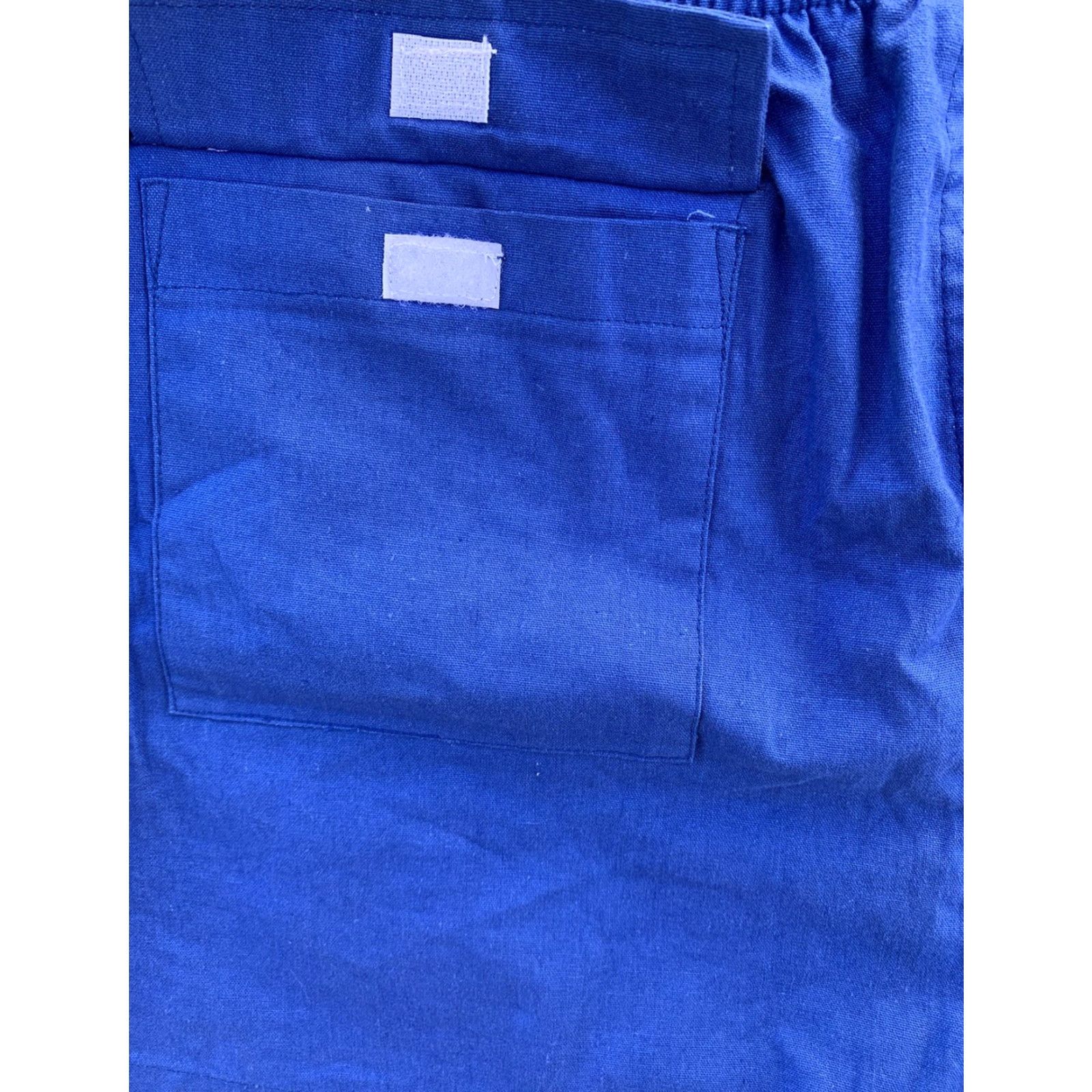 Dunlop VINTAGE Dunlop Sport Swim Shorts Trunks Short Shorts L Men Blue 100% Cotton Size US 33 - 5 Thumbnail