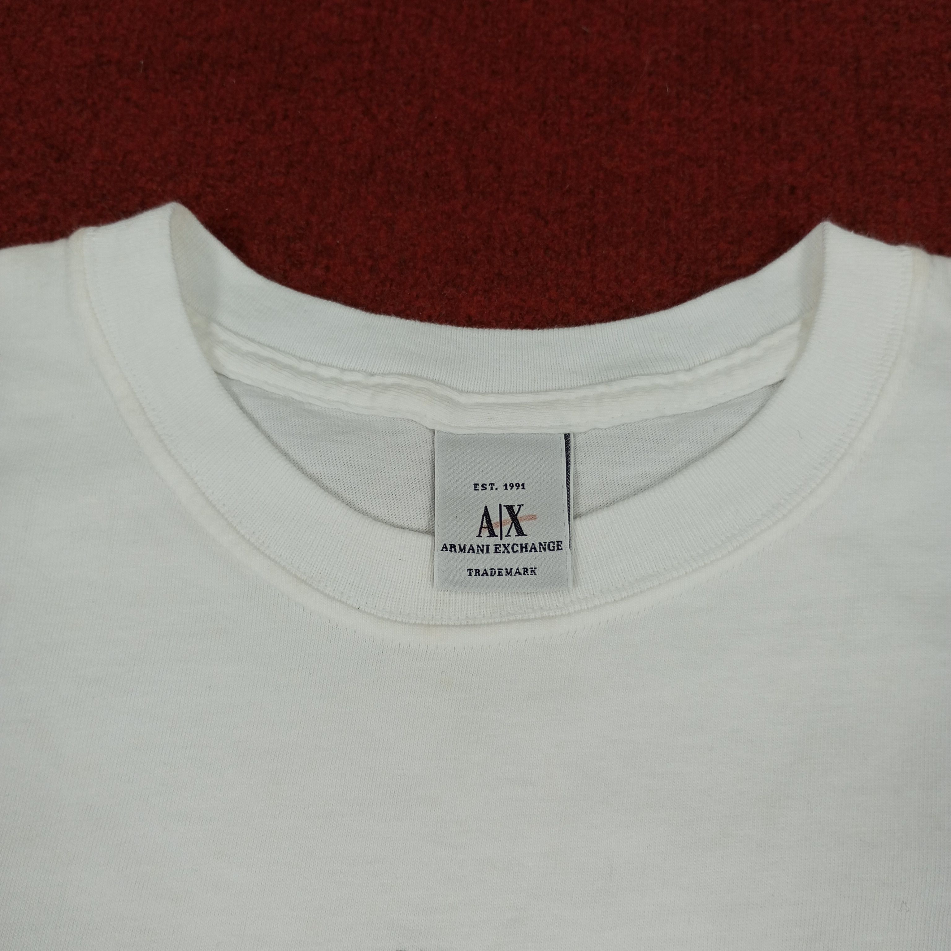 Armani Exchange × Vintage Armani Exchange Fashion Designer Brand Tshirt Size US L / EU 52-54 / 3 - 4 Thumbnail