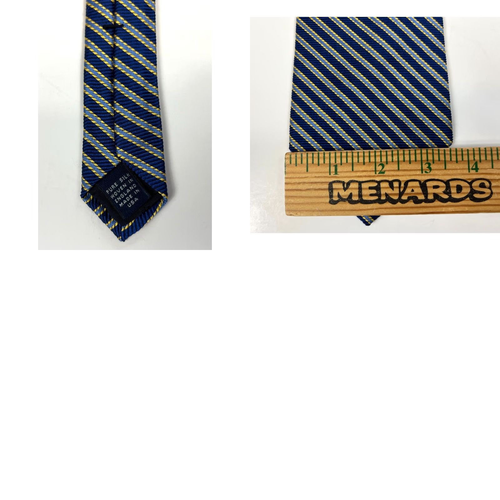 Brooks Brothers Brooks Brothers Makers Silk Tie Striped Men’s Designer Woven in England Made in USA 58.25" 3.75" Blue Size ONE SIZE - 8 Thumbnail