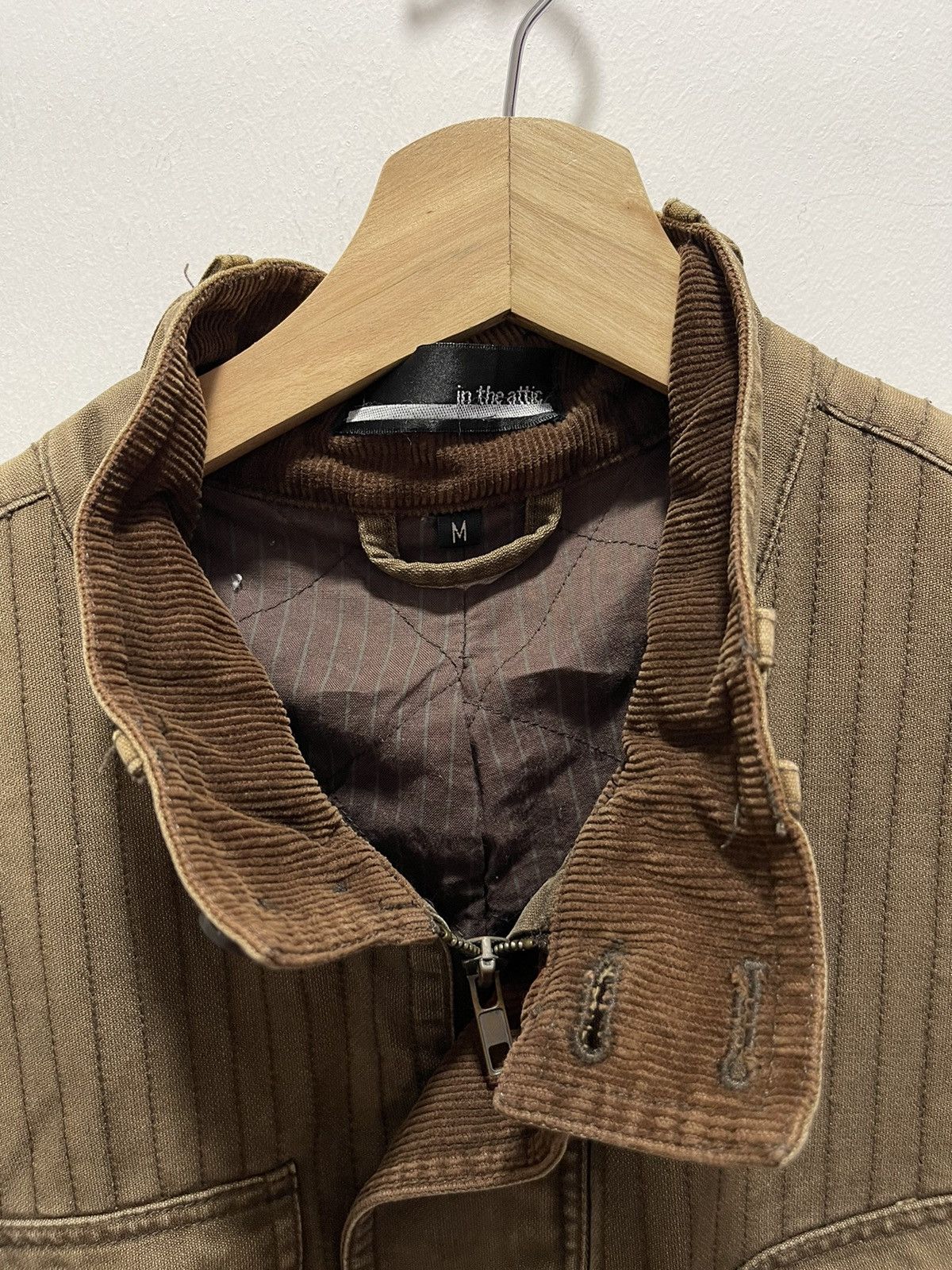 In The Attic FADED IN THE ATTIC MULTIPOCKET STRIPED JAPAN STYLE JACKET Size US S / EU 44-46 / 1 - 8 Thumbnail