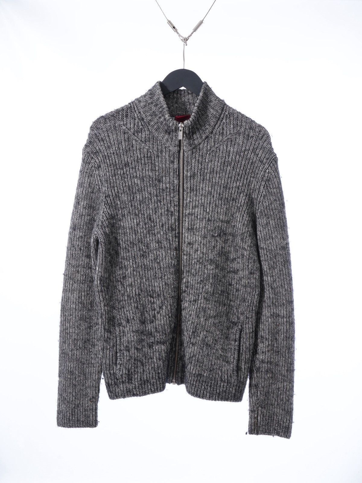 Hugo Boss Hugo Boss knit full zip sweater wool size M Size US M / EU 48-50 / 2 - 1 Thumbnail