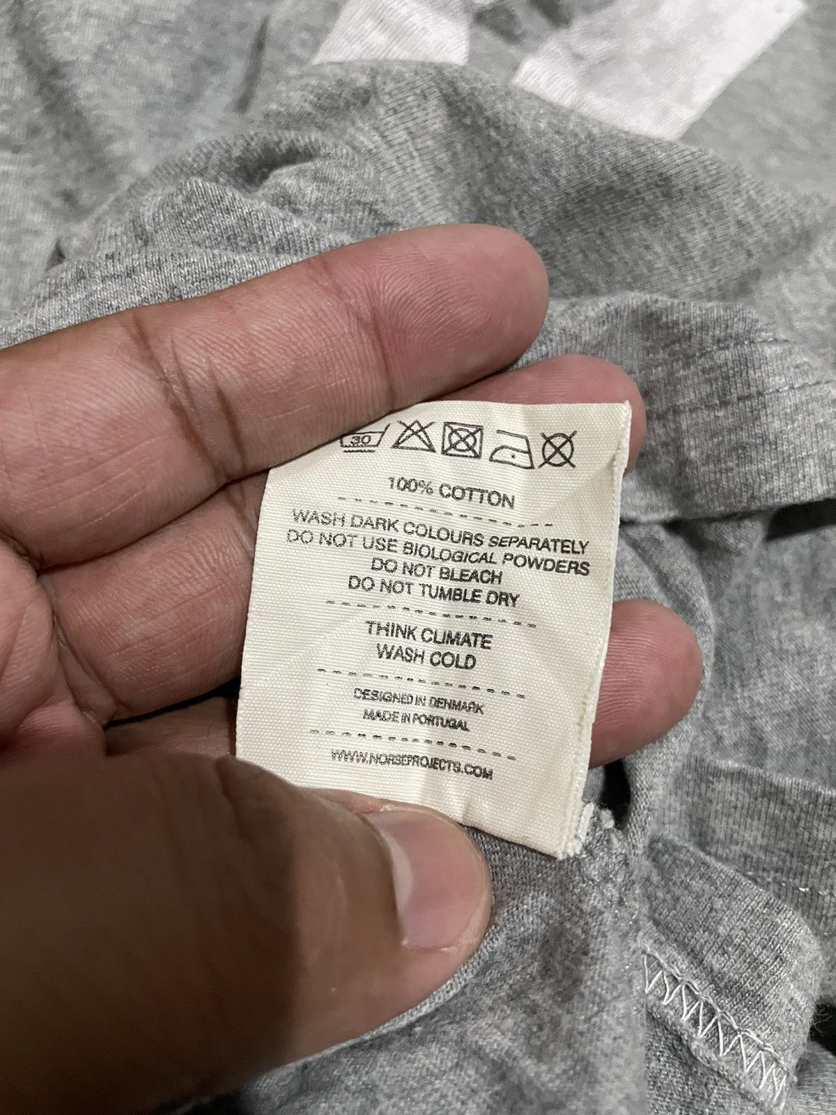 Norse Projects Norse Projects Niels Basic Logo Distressed Tee Size US M / EU 48-50 / 2 - 12 Thumbnail