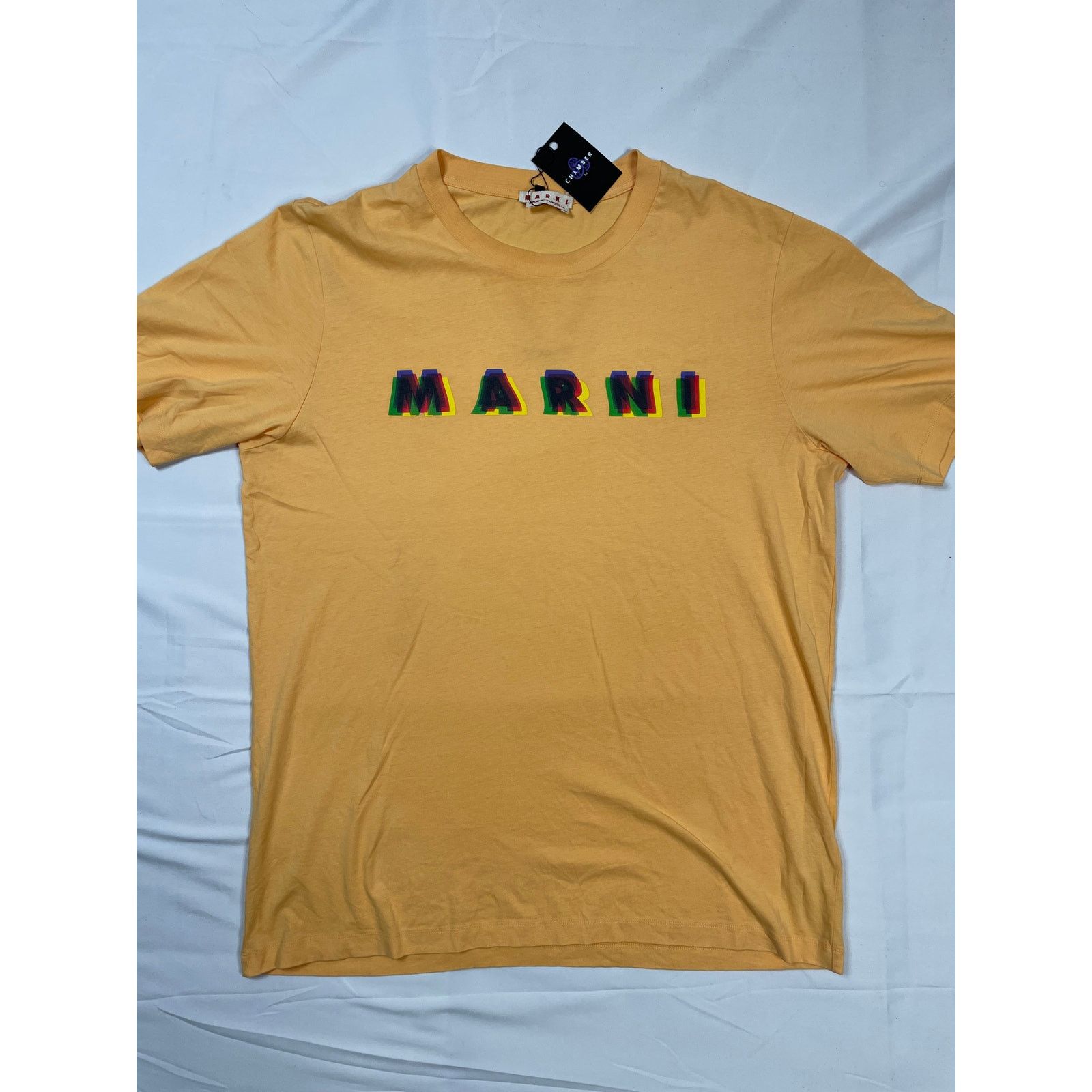 image of Marni Tangerine Tee 56 Xxl in Orange, Men's