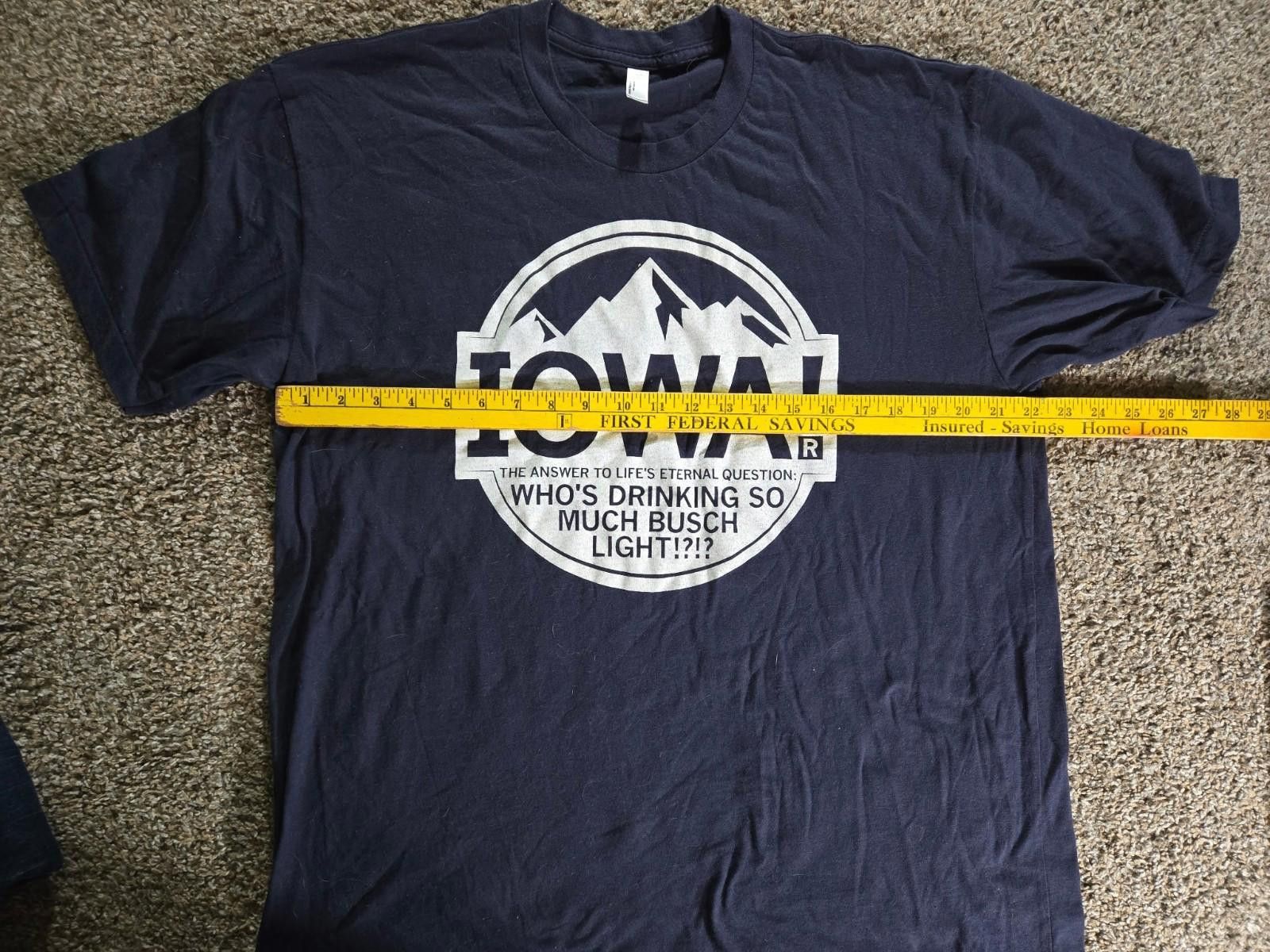 American Apparel American Apparel Tshirt XL - IOWA! Busch Light Size US XL / EU 56 / 4 - 5 Thumbnail