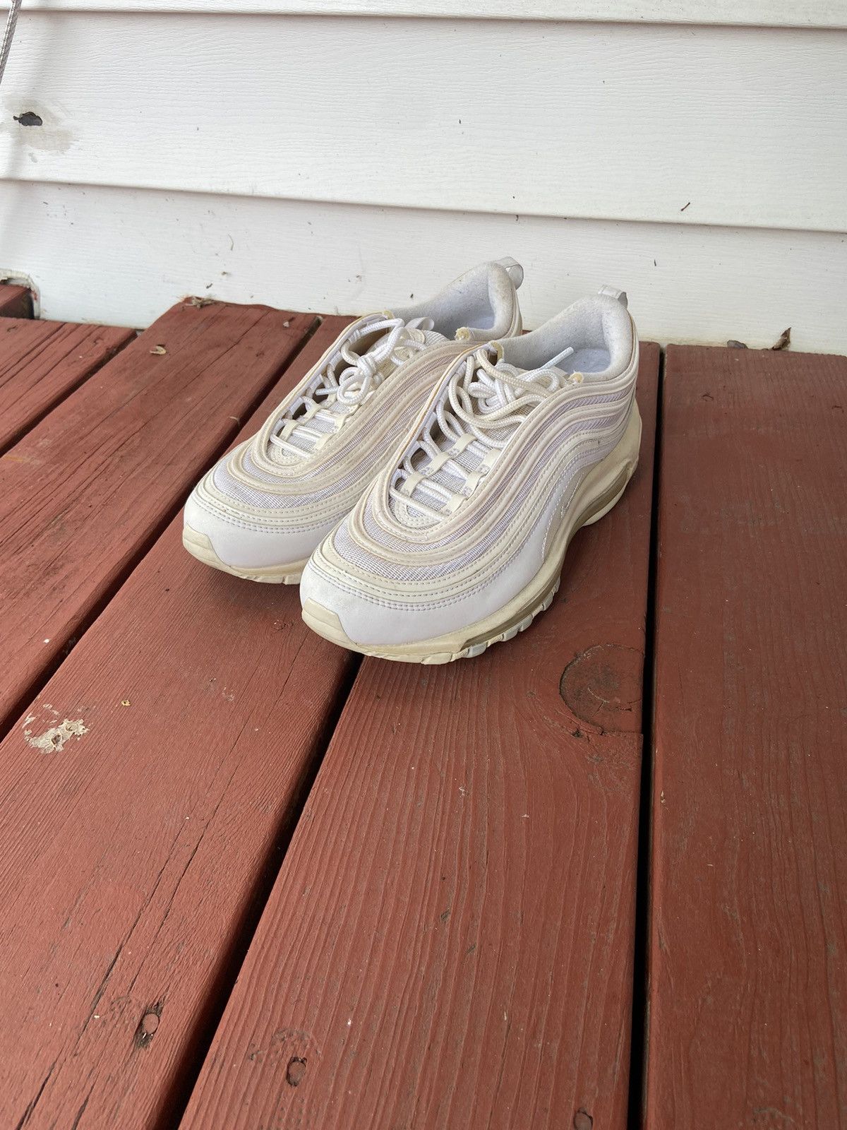 Nike Nike air max 97 white Size US 9 / EU 42 - 1 Thumbnail