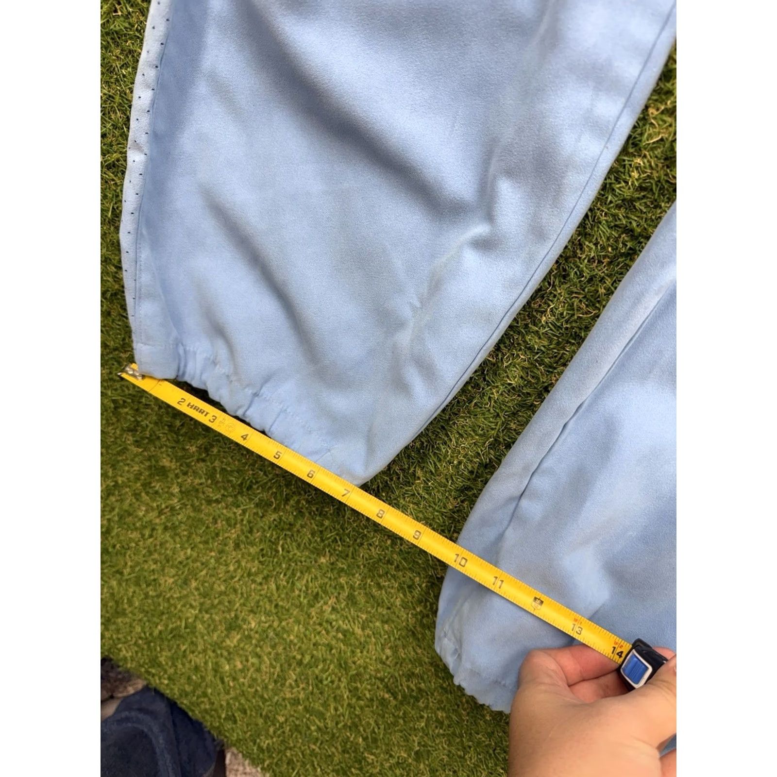 Ecko Unltd. VINTAGE Ecko Unltd Track Pants Mens XL Blue Zip Ankle Drawstring Windbreaker Casual Y2K Size US 36 / EU 52 - 6 Thumbnail