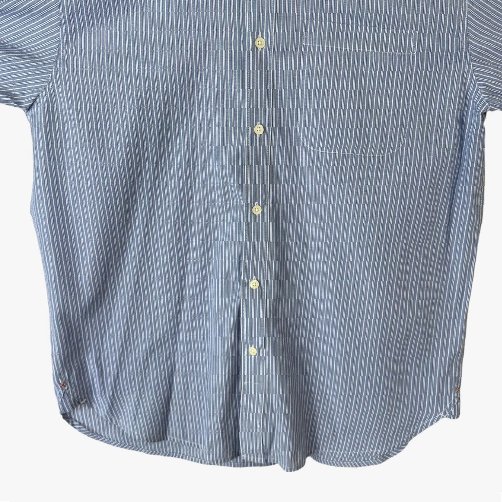 The Territory Ahead VINTAGE The Territory Ahead Men's Dress Shirt Long Sleeve Button-Up Cotton Blue M Size 40R - 6 Thumbnail